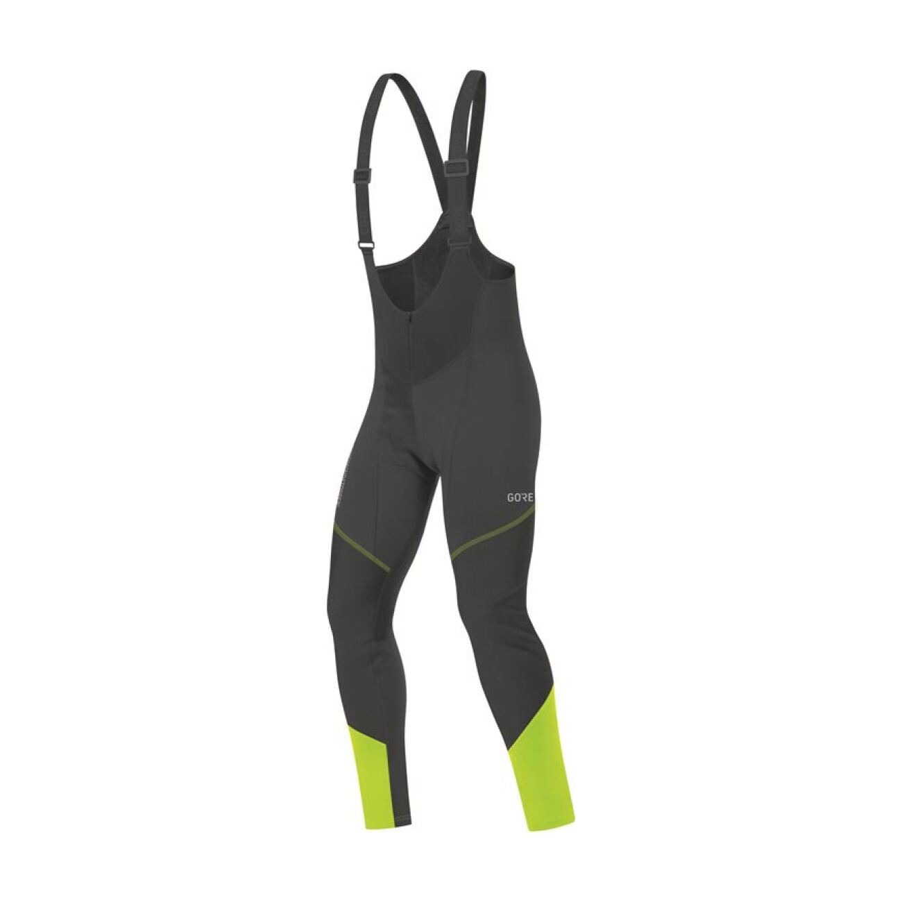 GORE Cyklistické nohavice dlhé s trakmi - C3 GWS - žltá/čierna