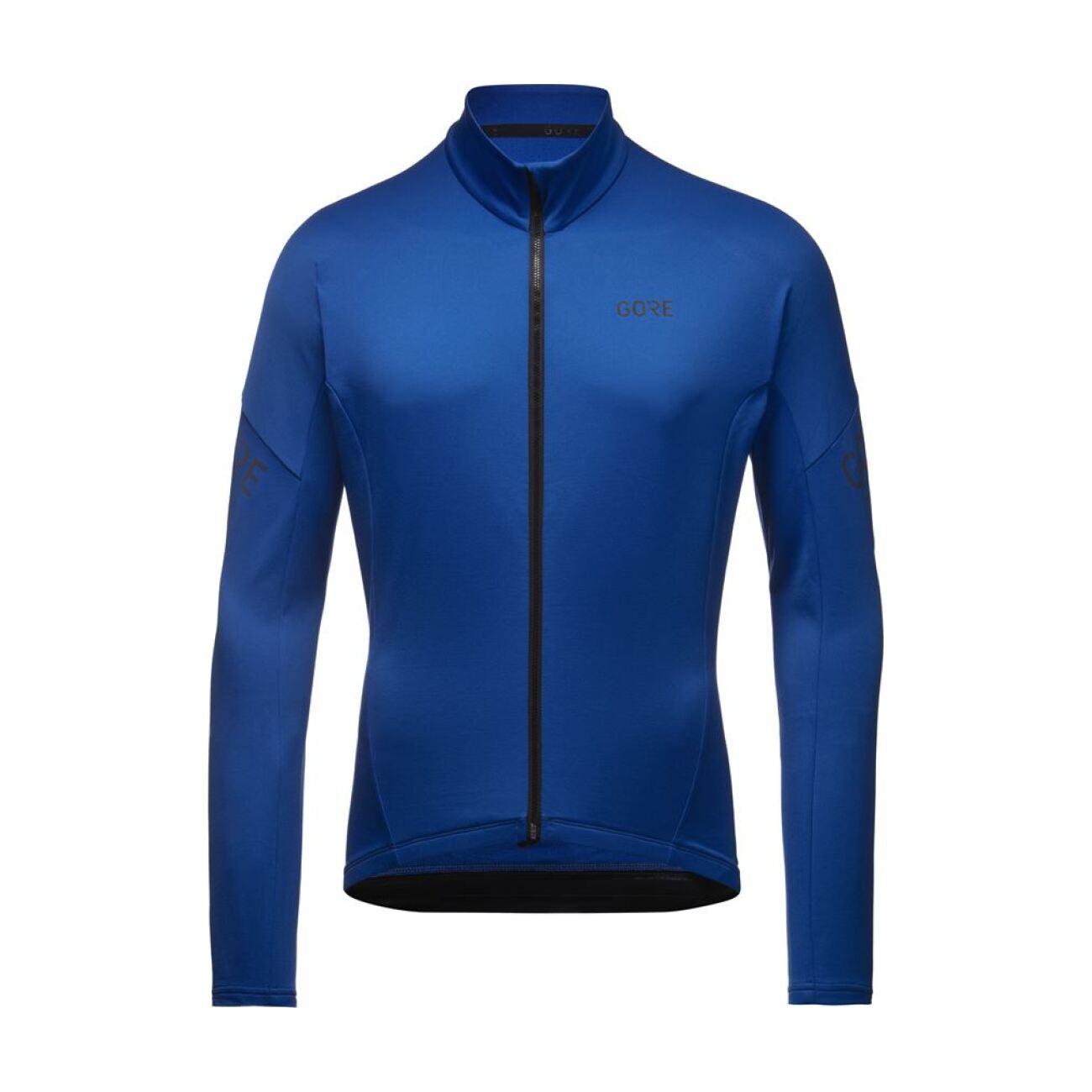 GORE Cyklistický dres s dlhým rukávom zimný - C3 THERMO - modrá