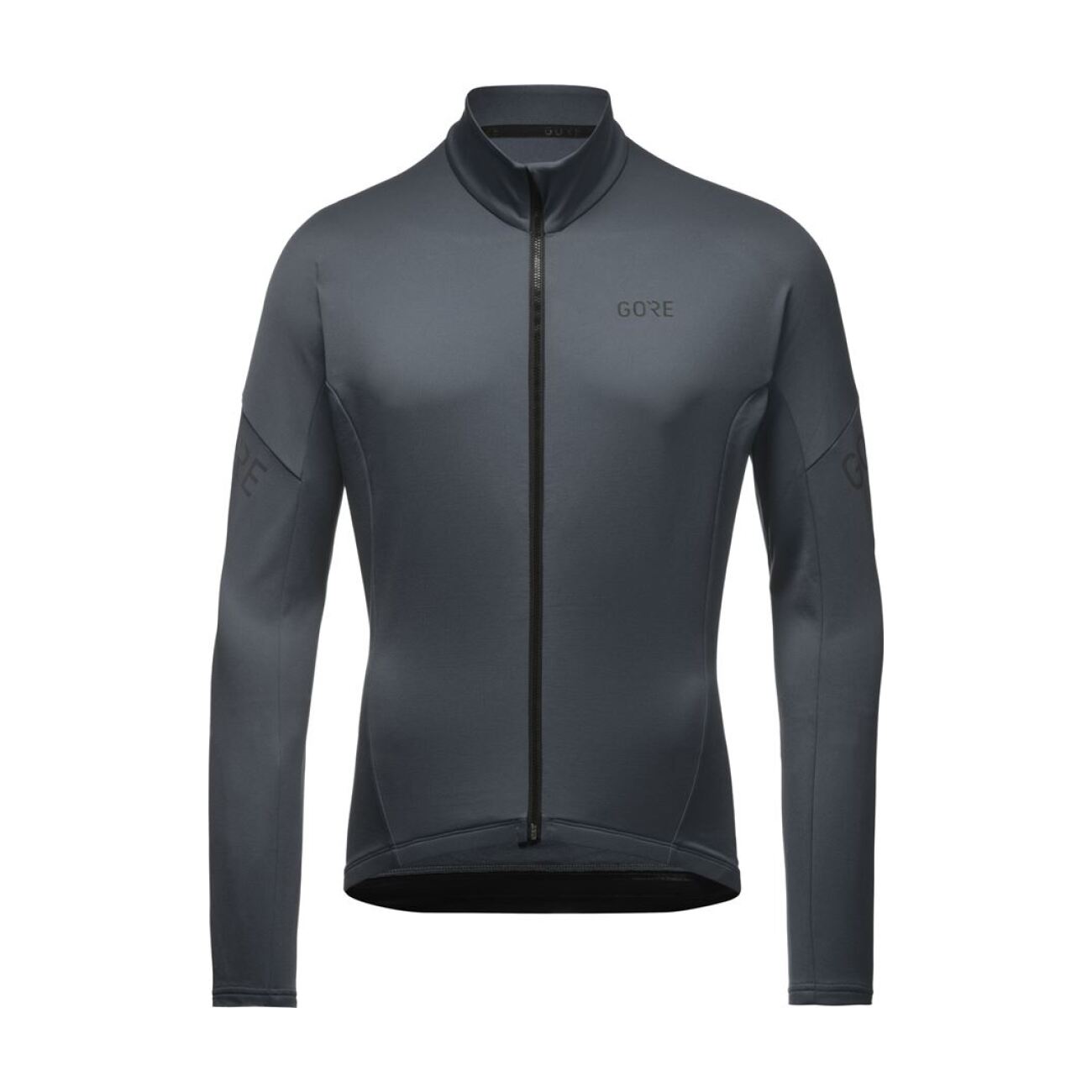 GORE Cyklistický dres s dlhým rukávom zimný - C3 THERMO - šedá