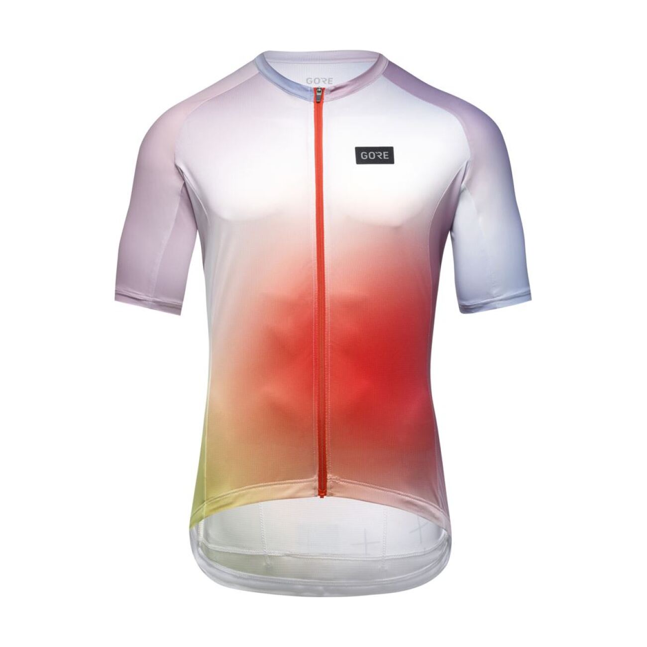 GORE Cyklistický dres s krátkym rukávom - CLOUD - oranžová/viacfarebná 2XL