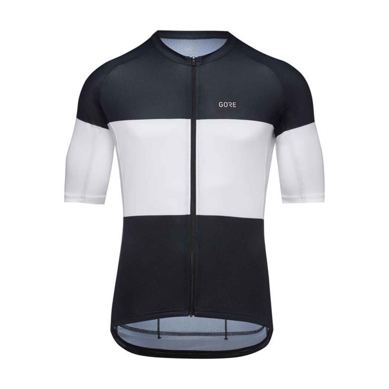 GORE Cyklistický dres s krátkym rukávom - SPIRIT STRIPES - čierna/biela