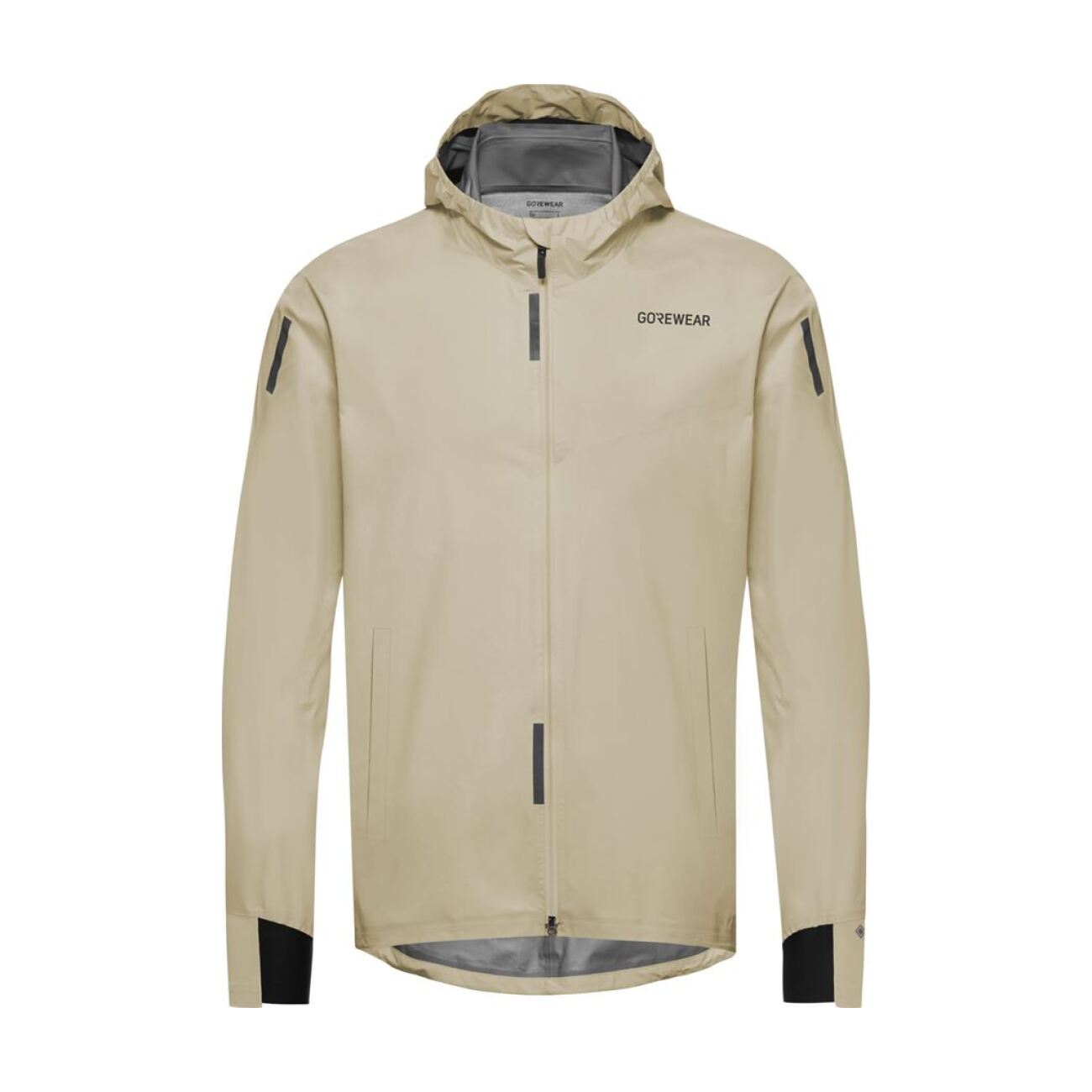 GORE Cyklistická vetruodolná bunda - CONCURVE GORE-TEX - béžová