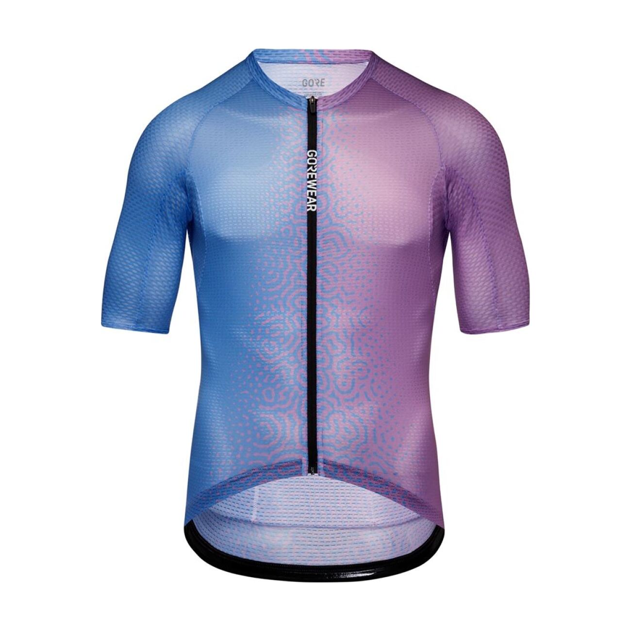 GORE Cyklistický dres s krátkym rukávom - SPINSHIFT BREATHE - modrá/fialová M