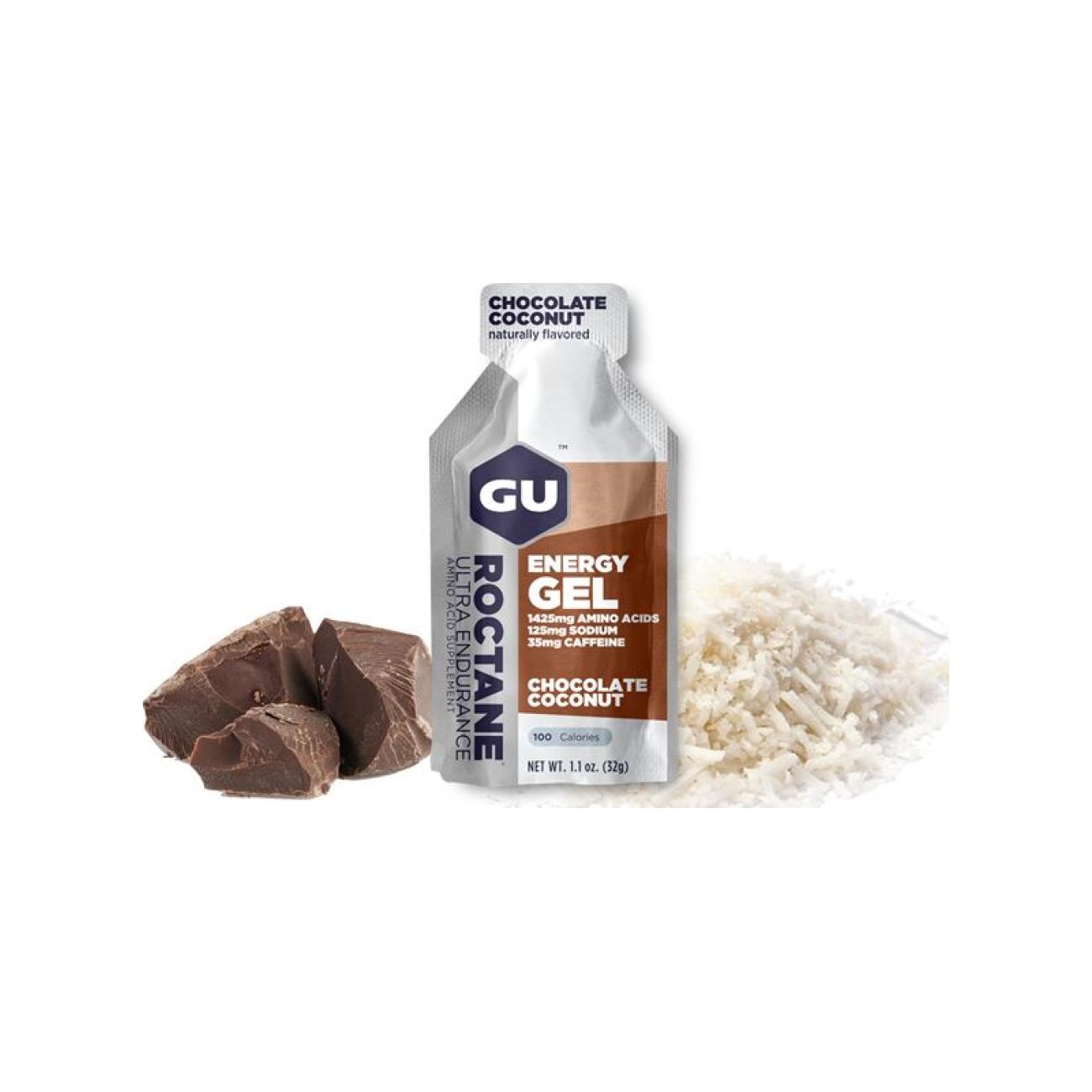 
                GU Cyklistická výživa - ROCTANE ENERGY GEL 32 G CHOCOLATE/COCONUT
            