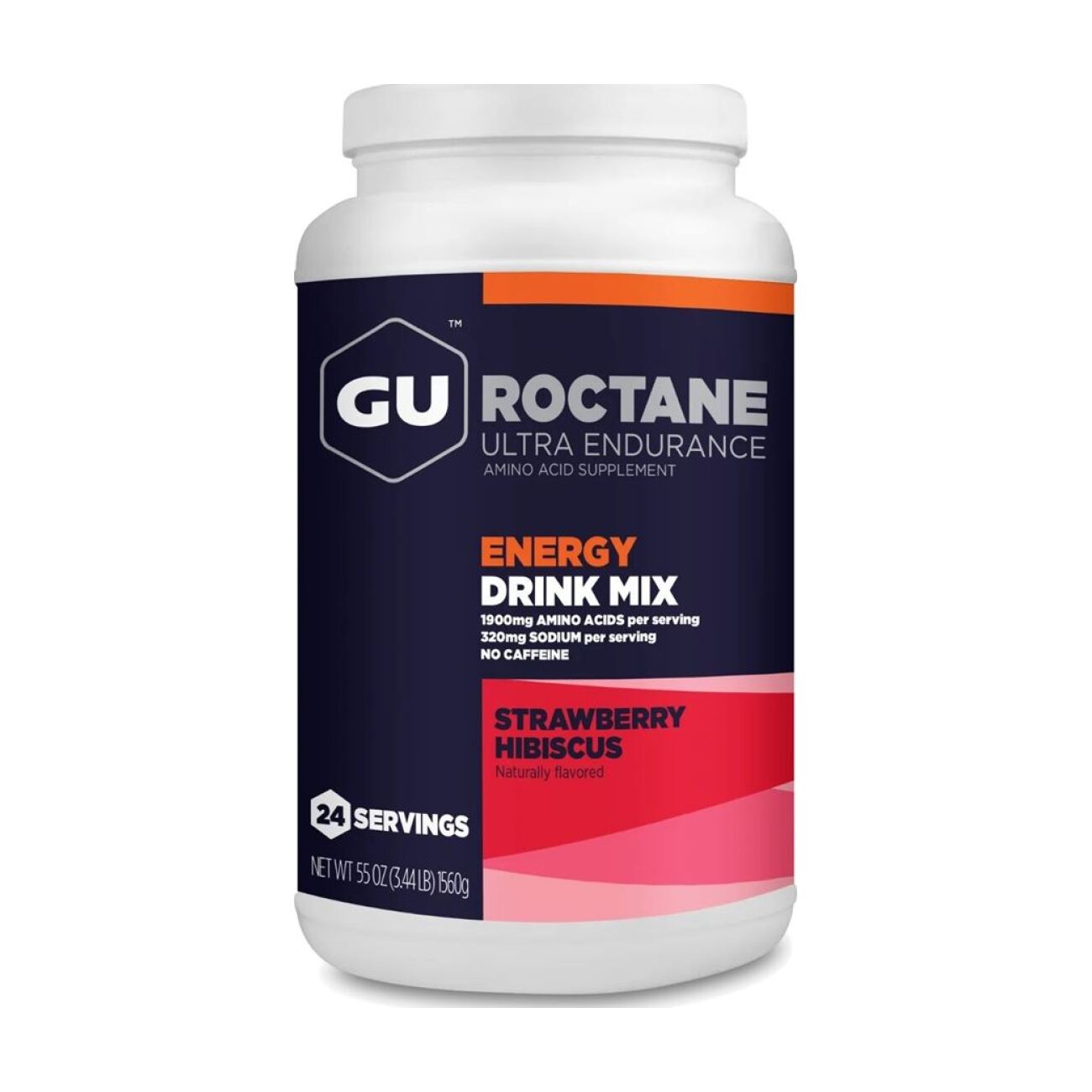 GU nápoj - ENERGY DRINK MIX 1560 g STRWBERRY HIBISCUS