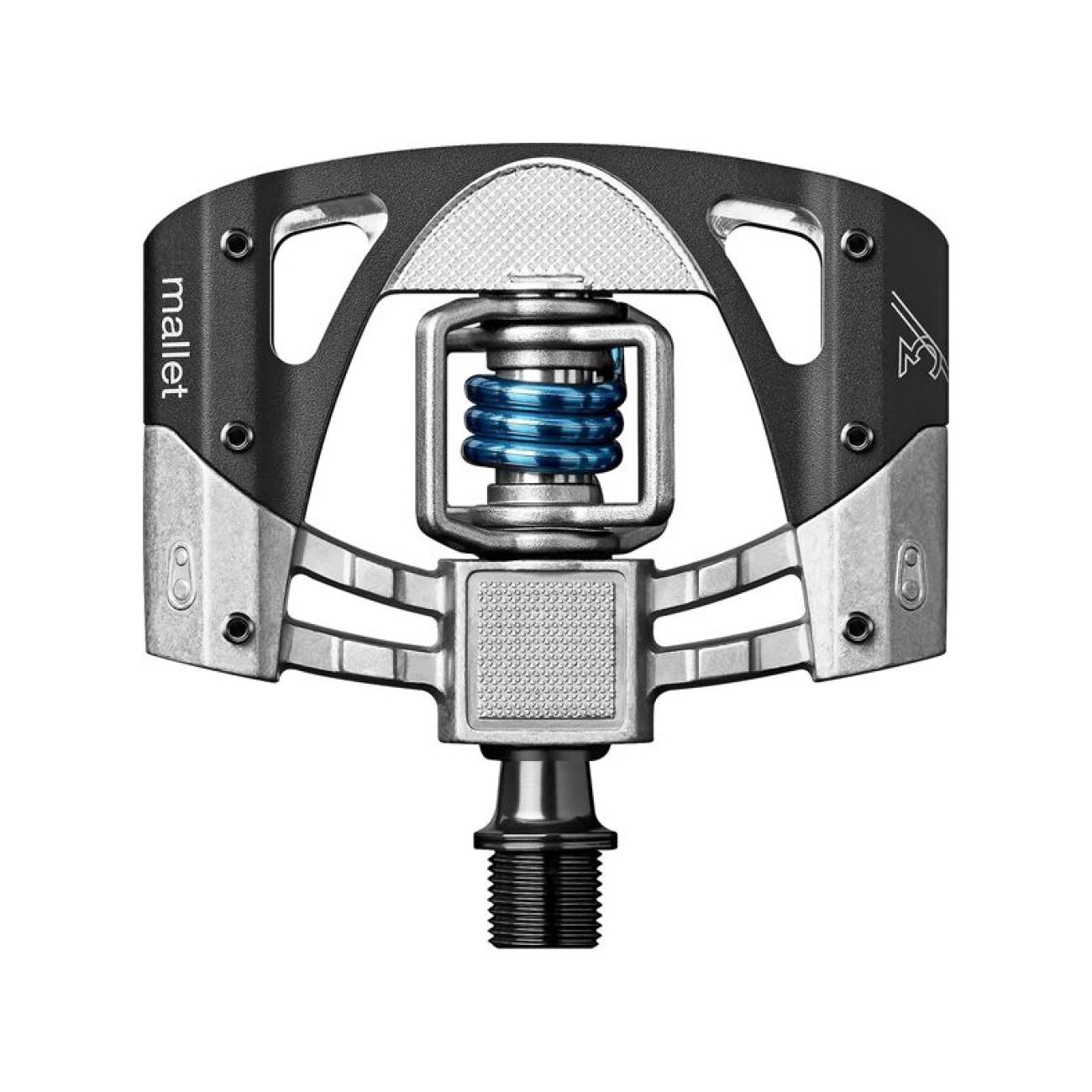 E-shop CRANKBROTHERS pedále - MALLET 3 - antracitová/modrá