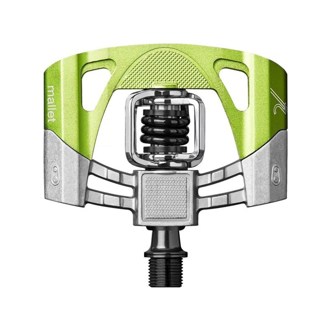 E-shop CRANKBROTHERS pedále - MALLET 2 - zelená/čierna