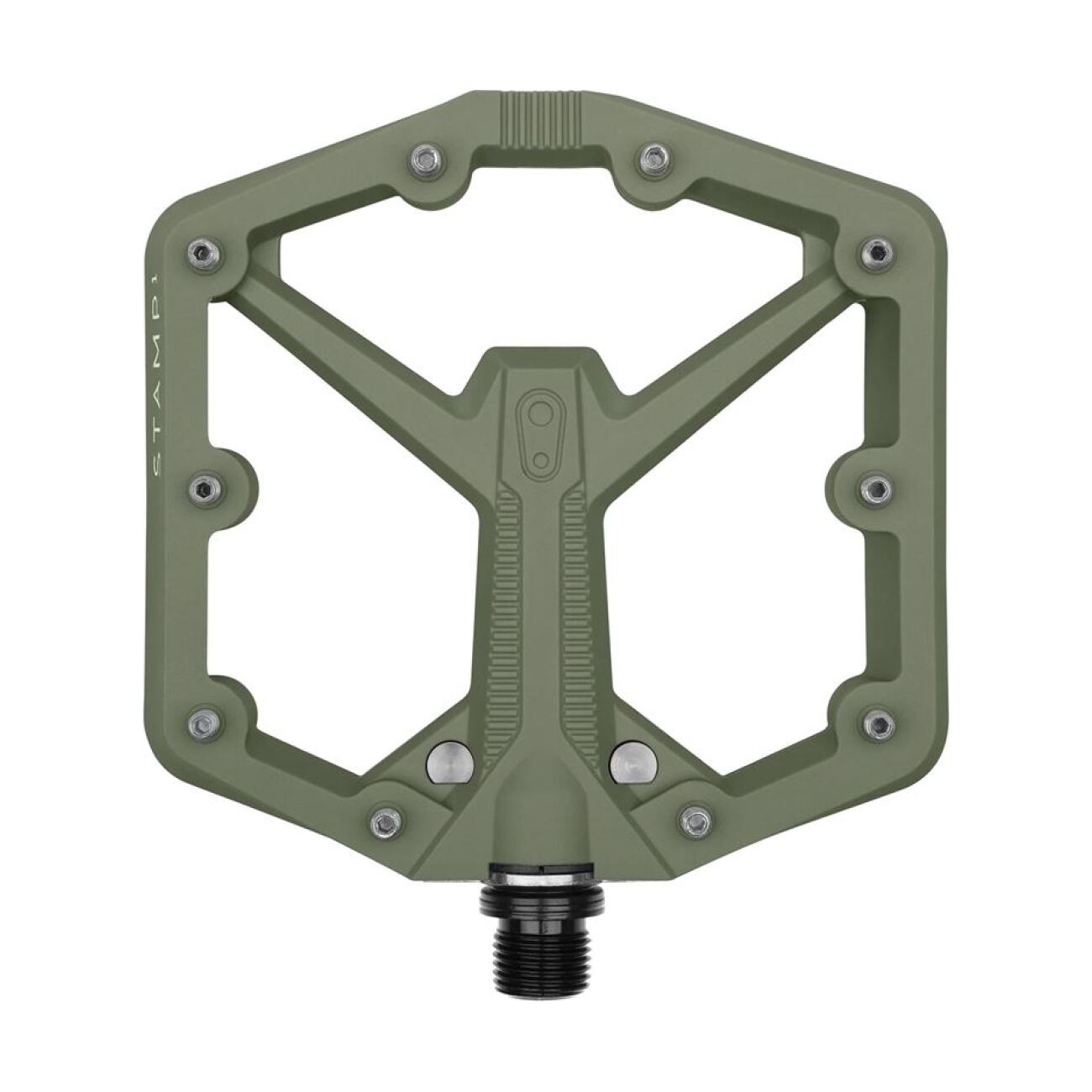 CRANKBROTHERS pedále - STAMP 1 LARGE - zelená