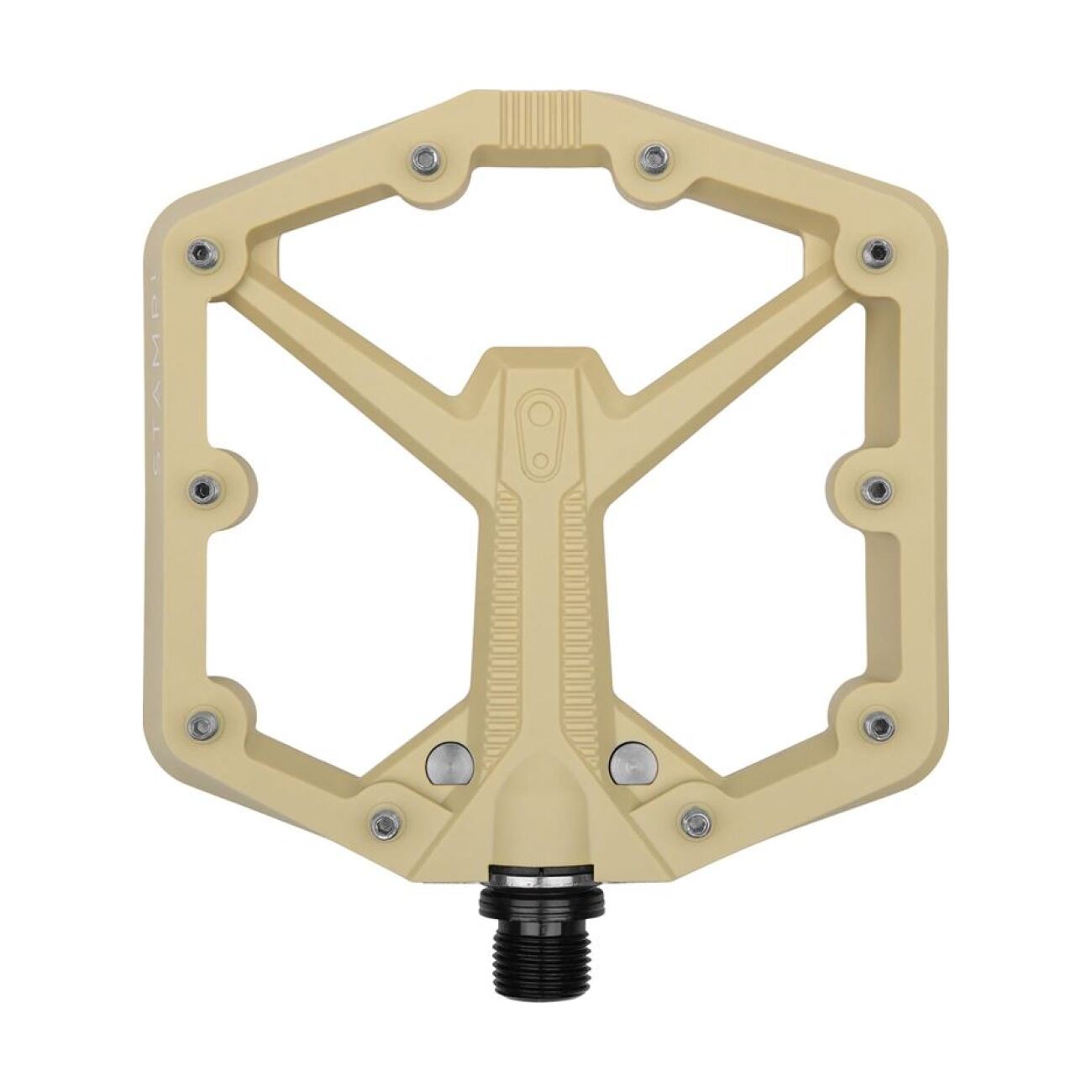 CRANKBROTHERS pedále - STAMP 1 LARGE - béžová