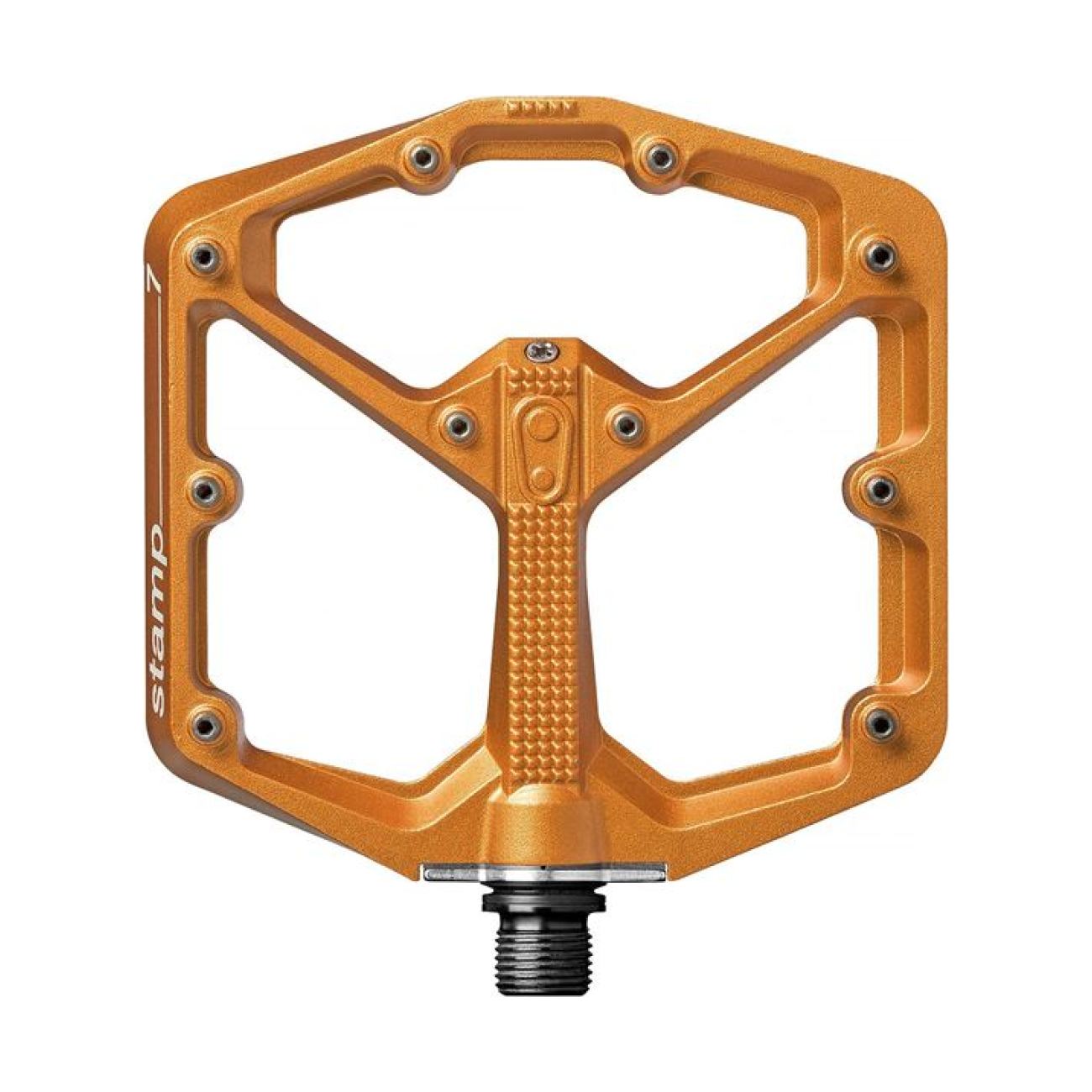 
                CRANKBROTHERS pedále - STAMP 7 Large - oranžová
            