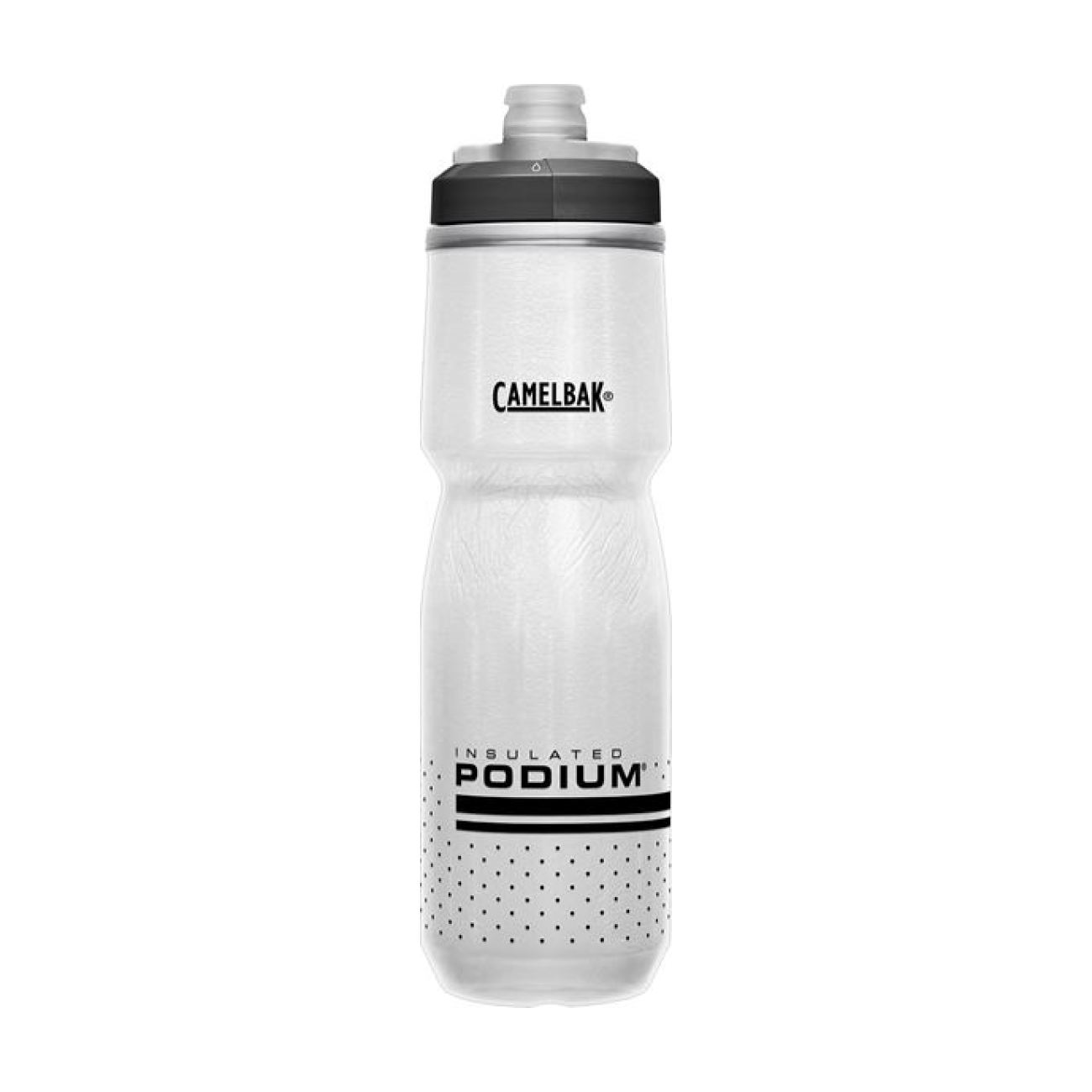 CAMELBAK Cyklistická fľaša na vodu - PODIUM CHILL 0,71L - biela/čierna