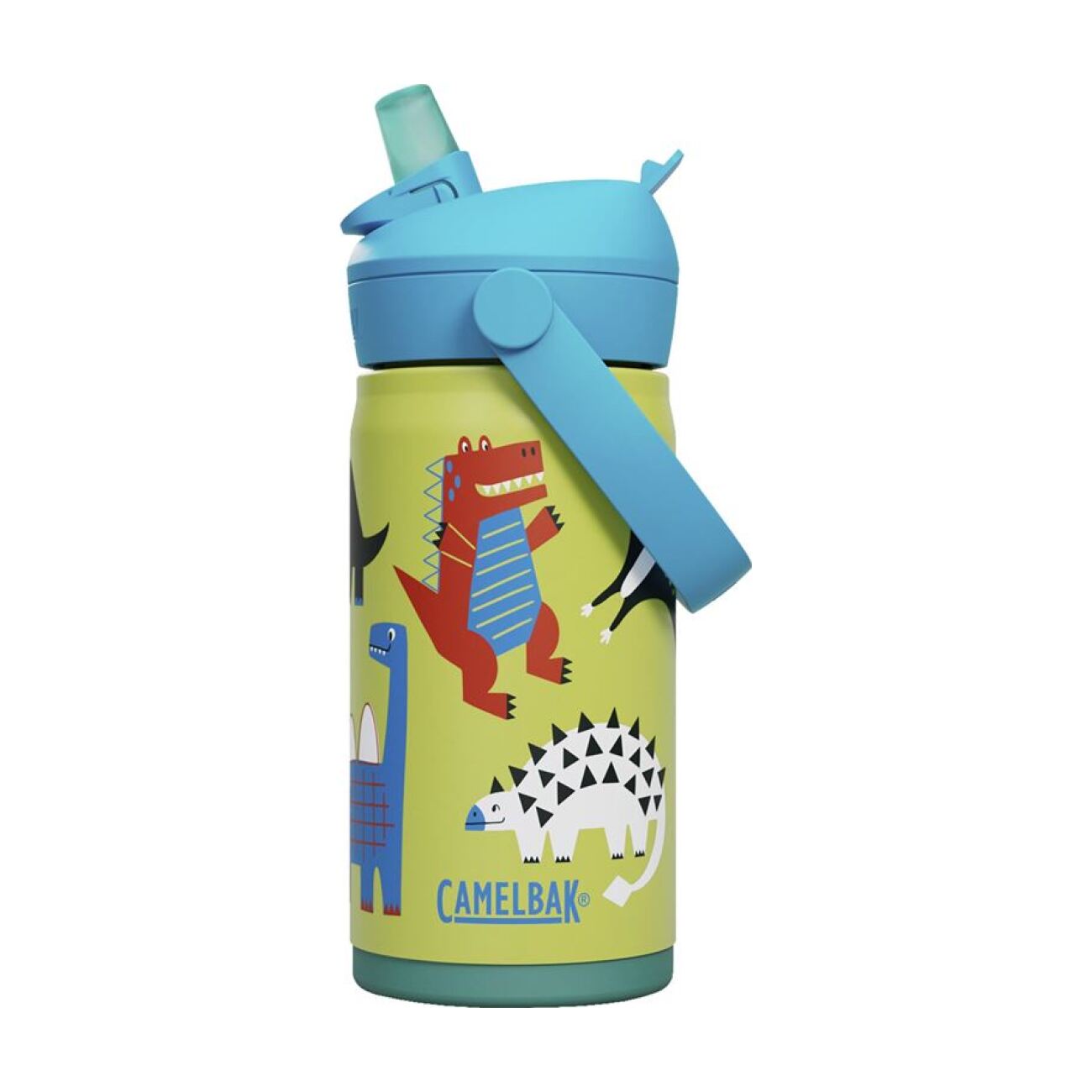 CAMELBAK Cyklistická fľaša na vodu - THRIVE FLIP STRAW KIDS VSS 0,35 L - žltá/viacfarebná