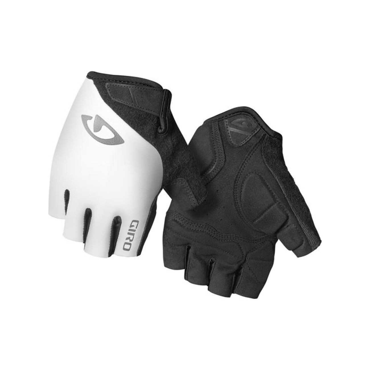 
                GIRO Cyklistické rukavice krátkoprsté - JAGETTE - biela S
            