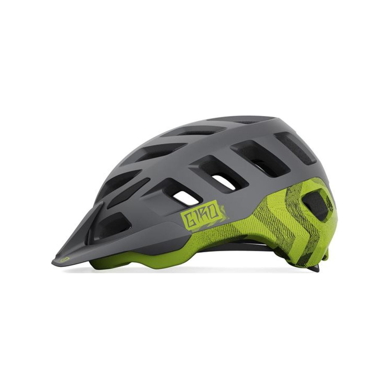 
                GIRO Cyklistická prilba - RADIX - čierna/svetlo zelená (59–63 cm)
            