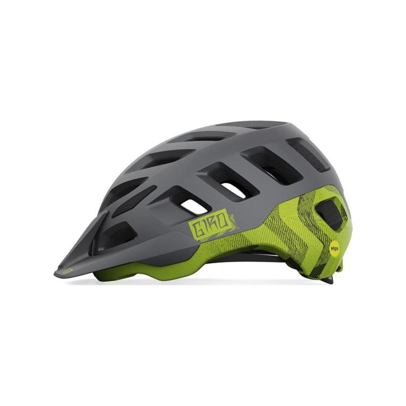 
                GIRO Cyklistická prilba - RADIX MIPS - čierna/svetlo zelená
            
