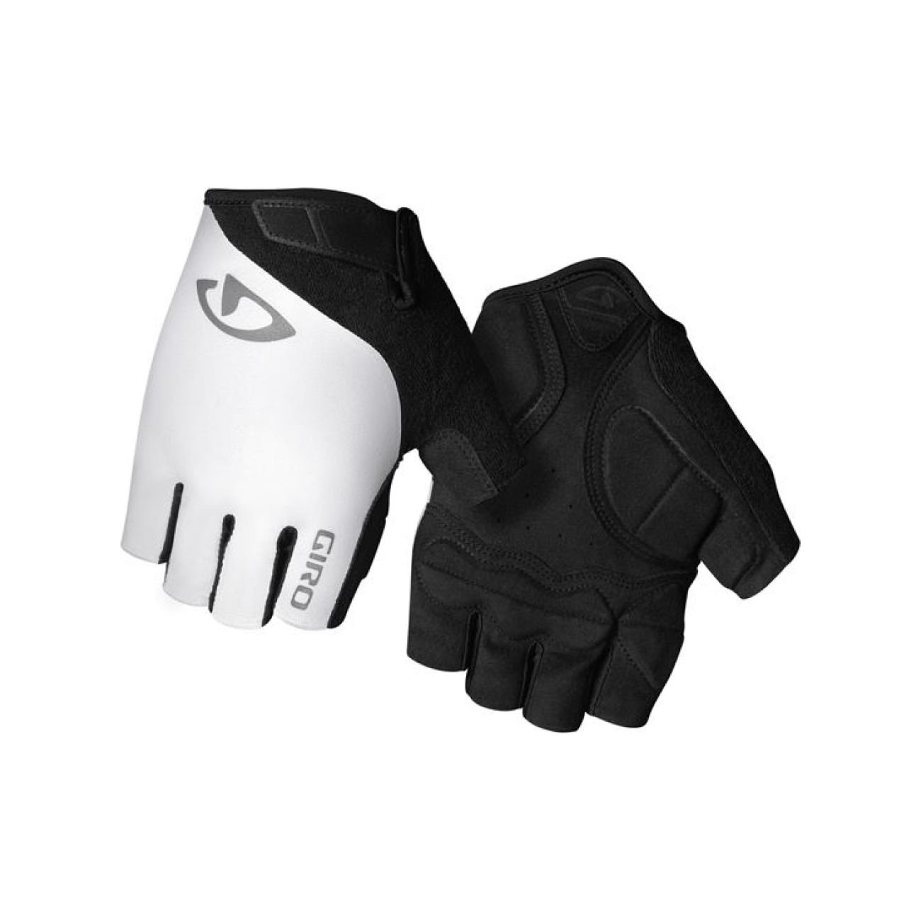 
                GIRO Cyklistické rukavice krátkoprsté - JAG - biela L
            