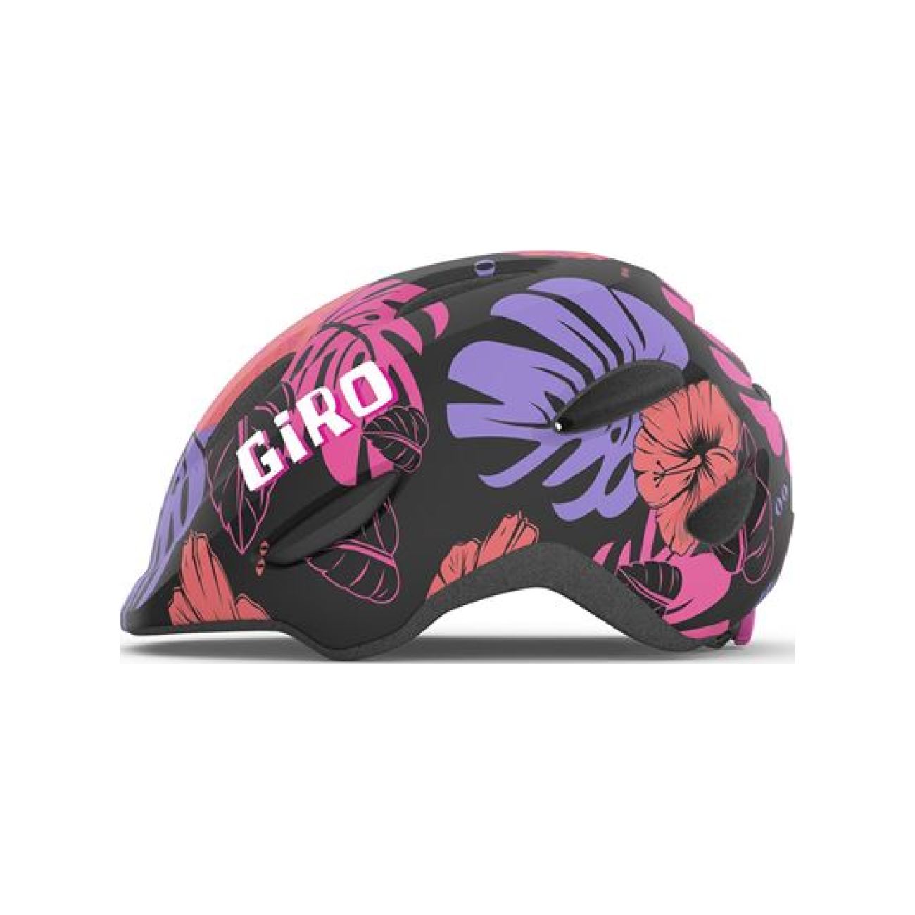 
                GIRO Cyklistická prilba - SCAMP - čierna/ružová/fialová (49-53 cm)
            