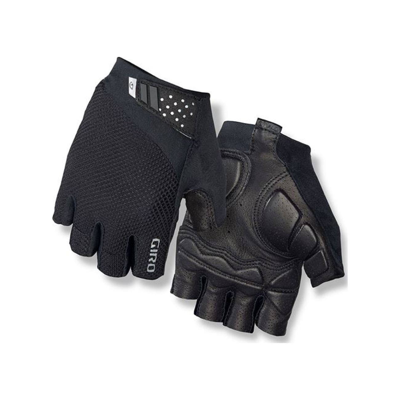 
                GIRO Cyklistické rukavice krátkoprsté - MONACO II - čierna S
            