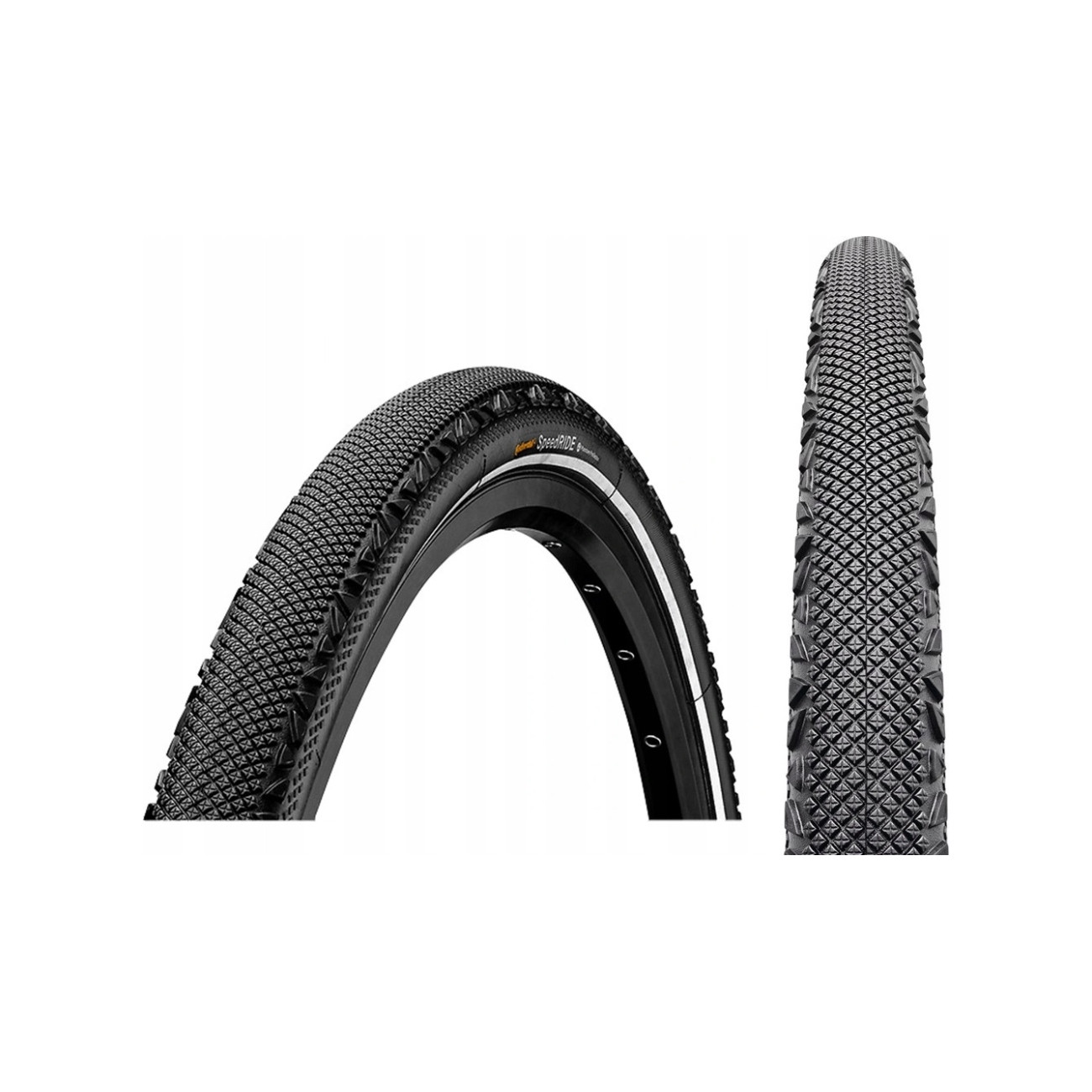 CONTINENTAL plášť - SPEED RIDE REFLEX 700X42C - čierna