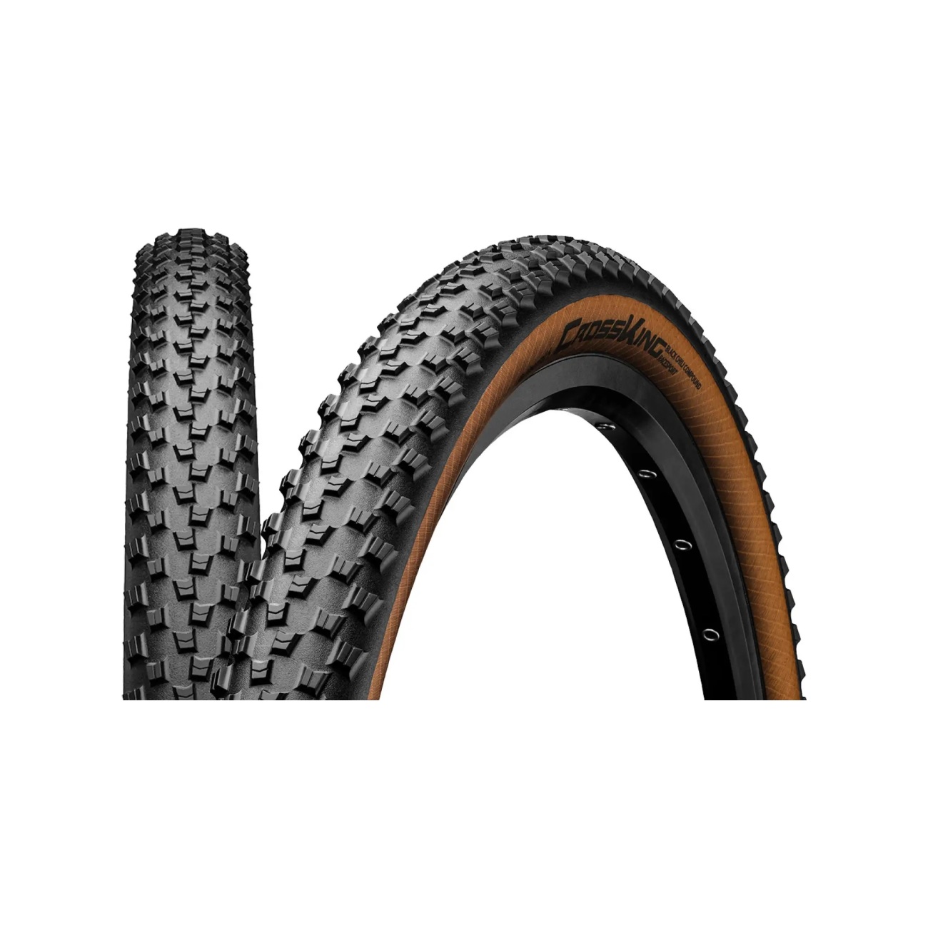 CONTINENTAL plášť - CROSS KING PROTECTION 29x2.2 - hnedá/čierna