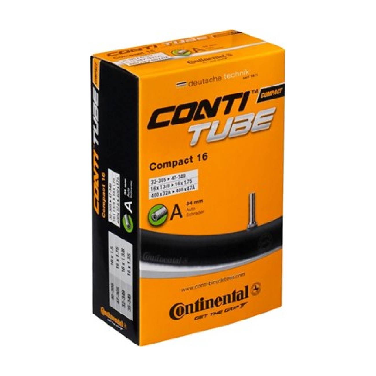 E-shop CONTINENTAL duša - COMPACT 16 - čierna