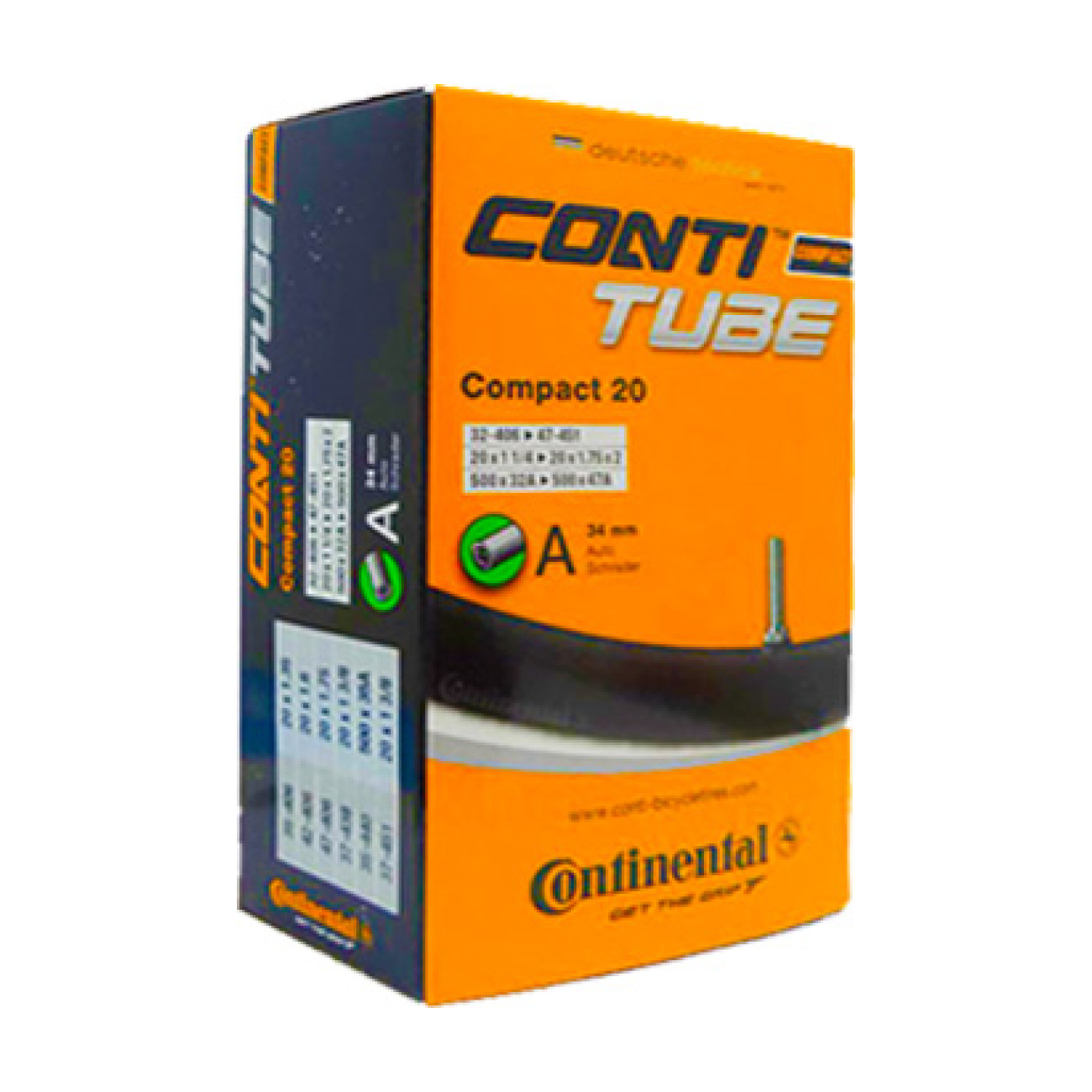 CONTINENTAL duša - COMPACT 20 - čierna