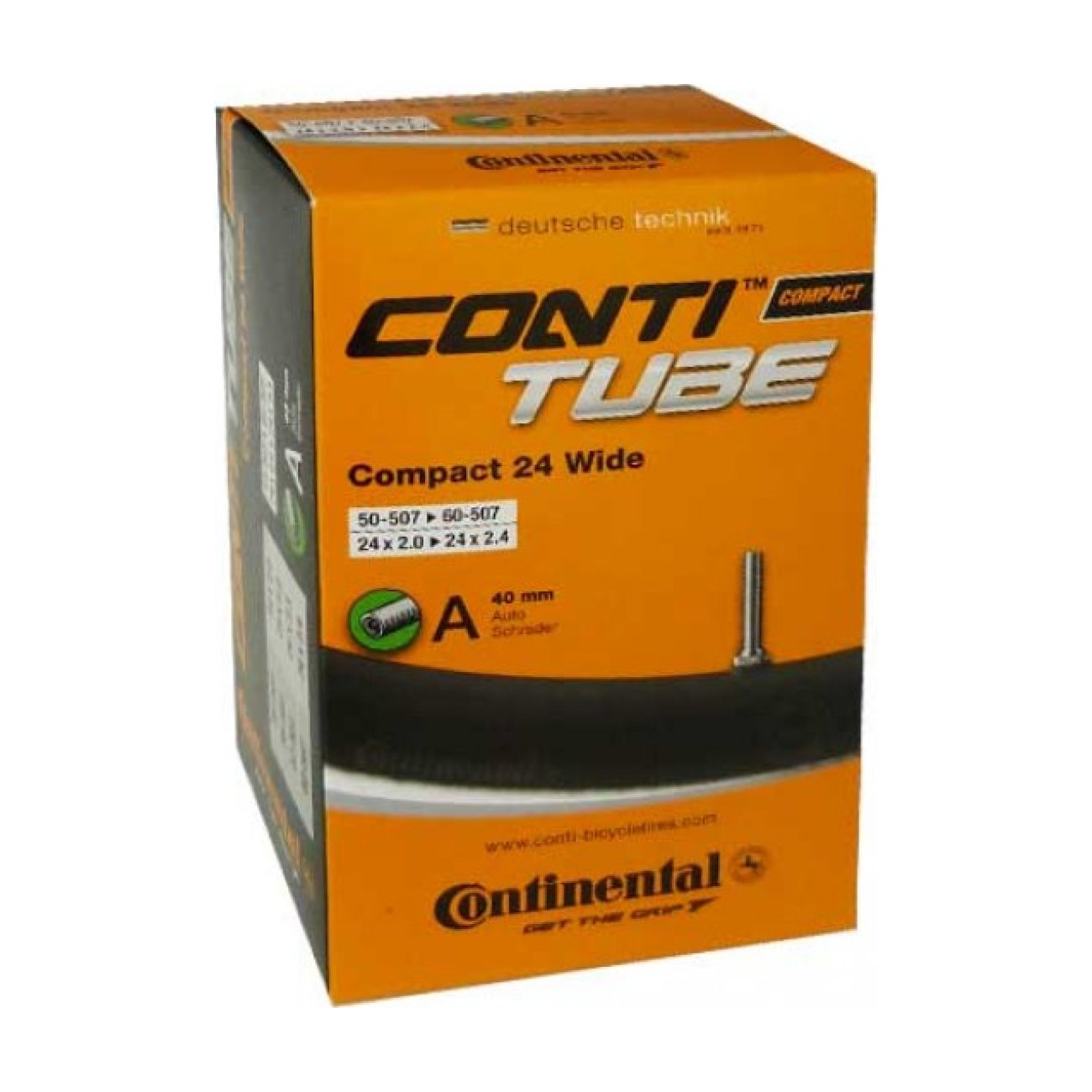 CONTINENTAL duša - COMPACT 24 WIDE - čierna