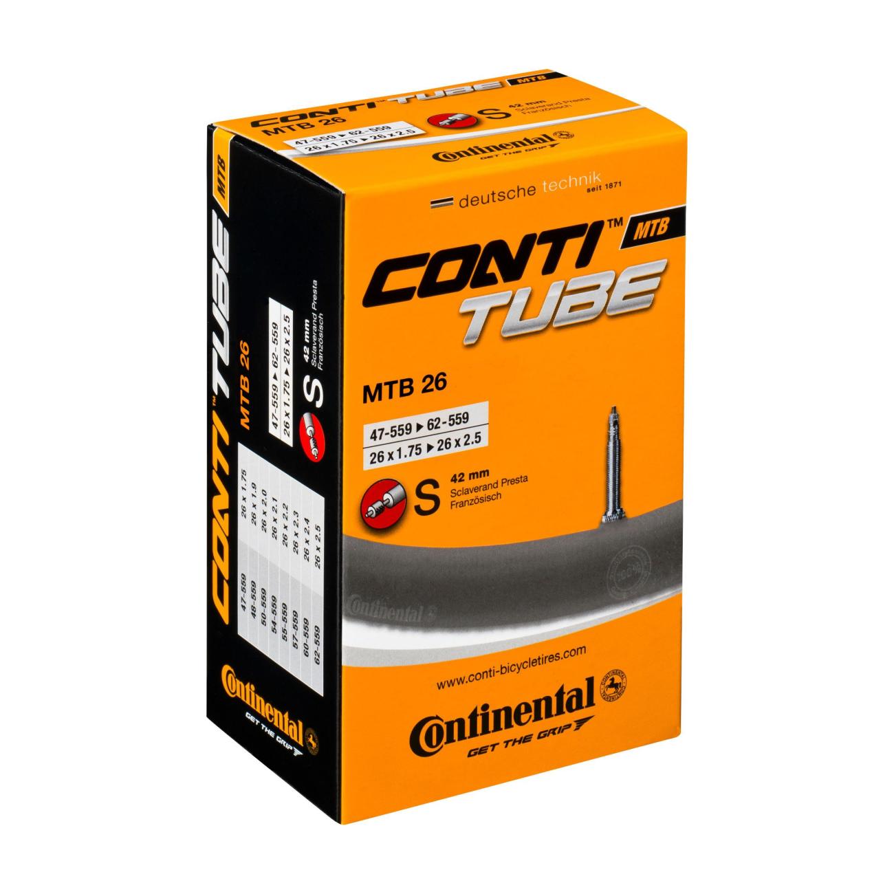 CONTINENTAL duša - MTB 26 - čierna