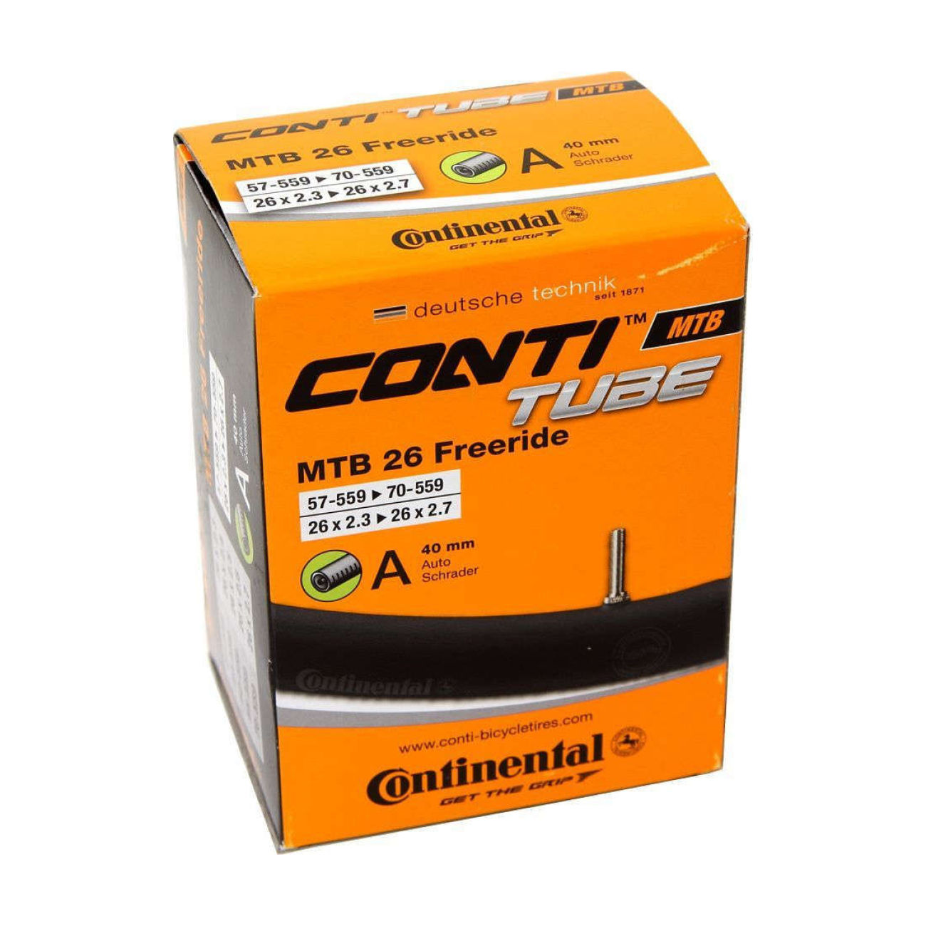 CONTINENTAL duša - MTB FREERIDE 26 - čierna