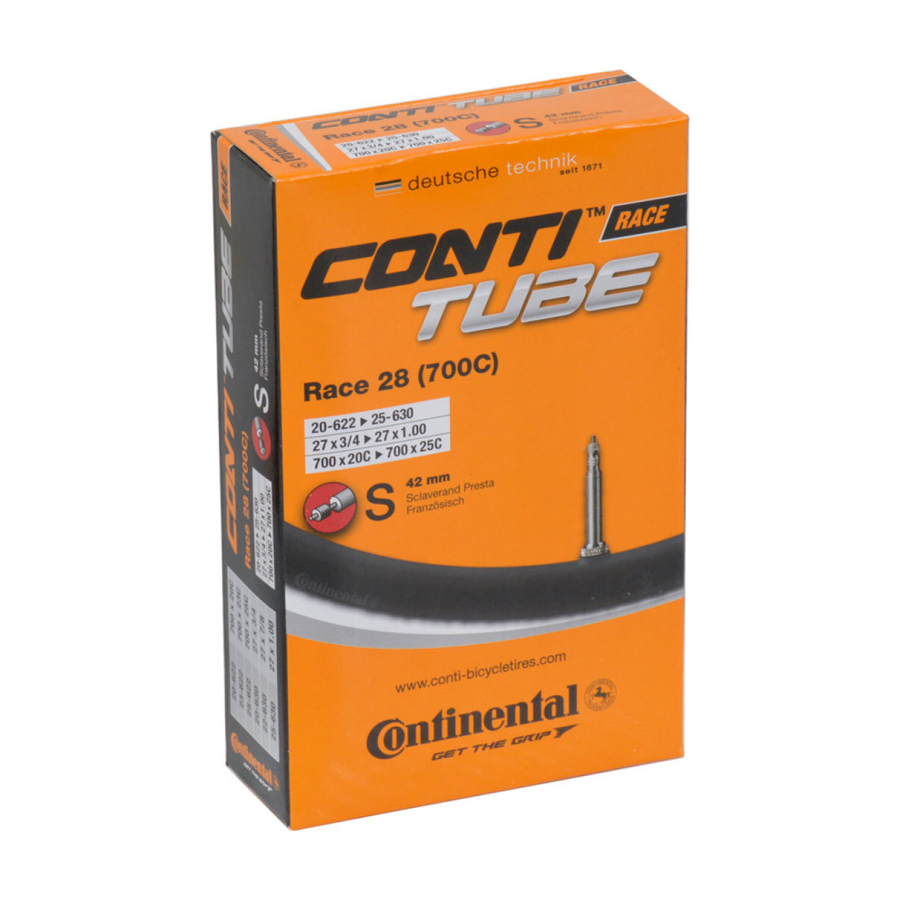 CONTINENTAL duša - RACE 28 - 42mm - čierna