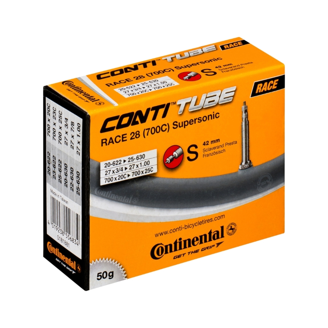 CONTINENTAL duša - RACE SUPERSONIC 28 - 60mm - čierna