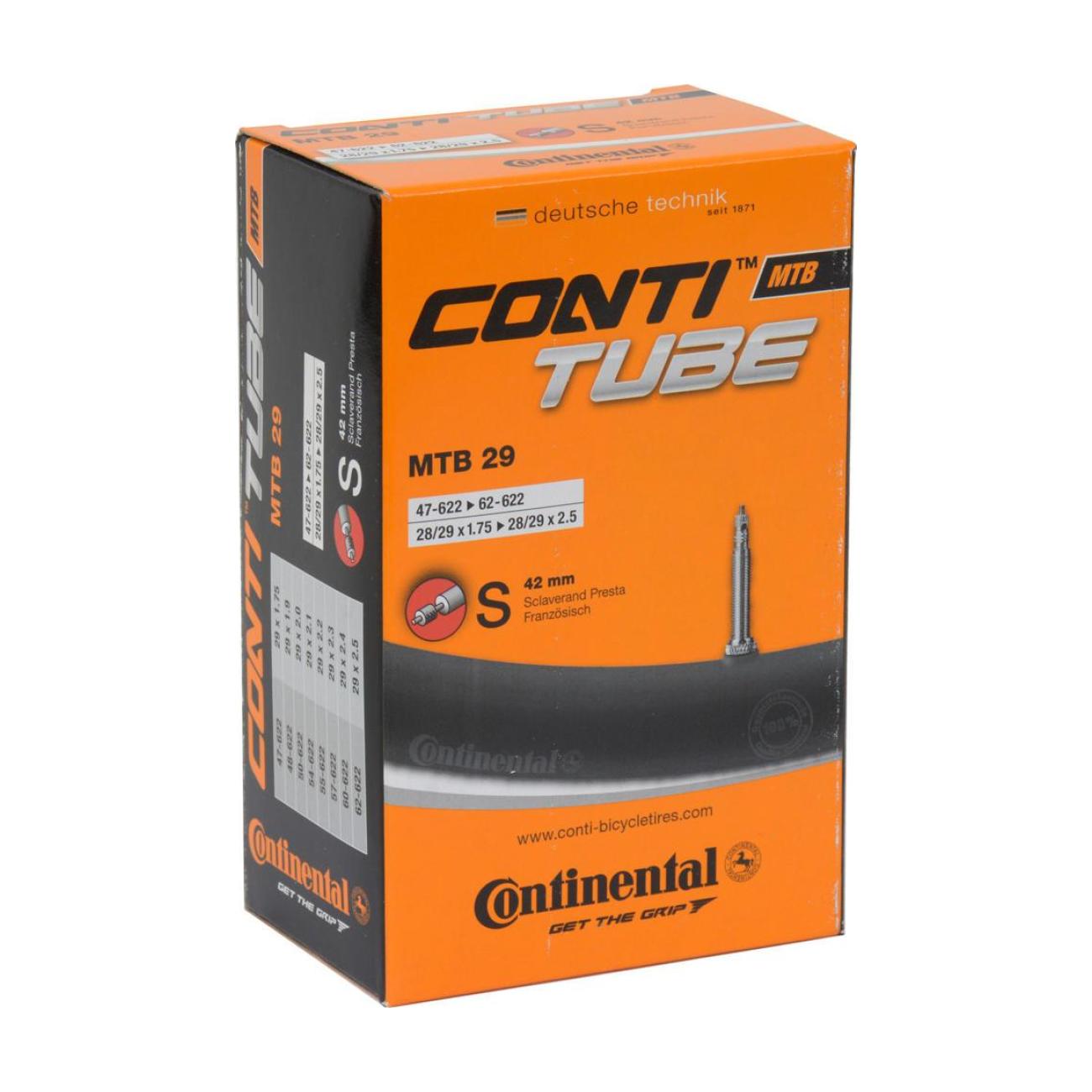 E-shop CONTINENTAL duša - MTB 29 - 42mm - čierna