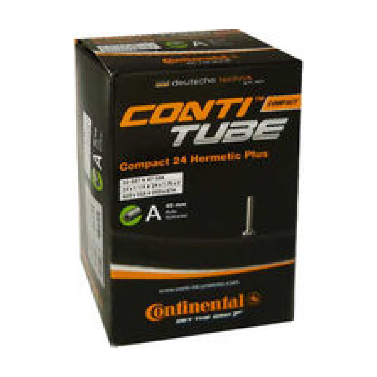 CONTINENTAL duša - COMPACT 24 HERMETIC PLUS AV - čierna