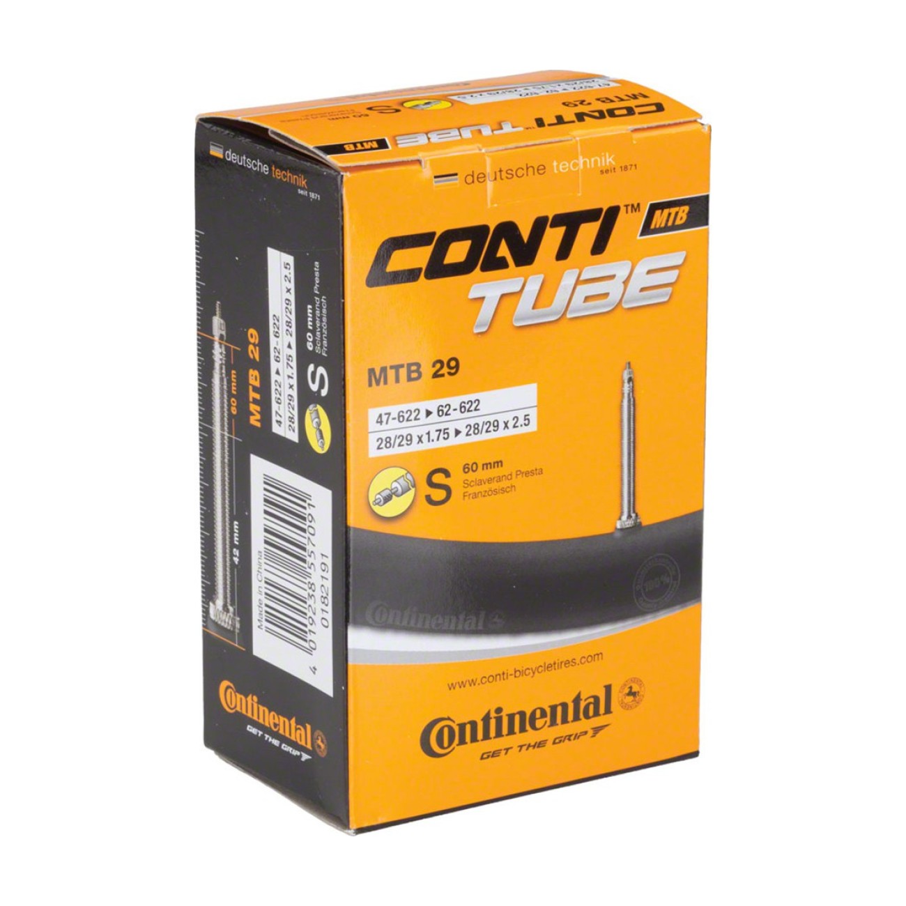 E-shop CONTINENTAL duša - MTB 29 -DV - čierna