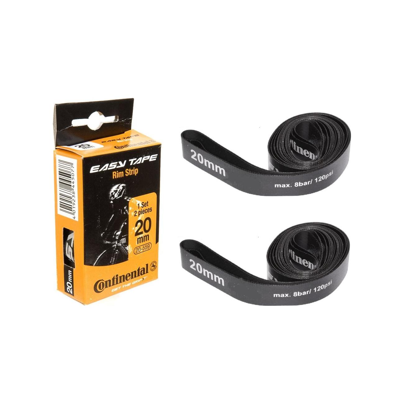 E-shop CONTINENTAL Cyklistické príslušenstvo - RIM TAPE 27,5" - 20mm - čierna