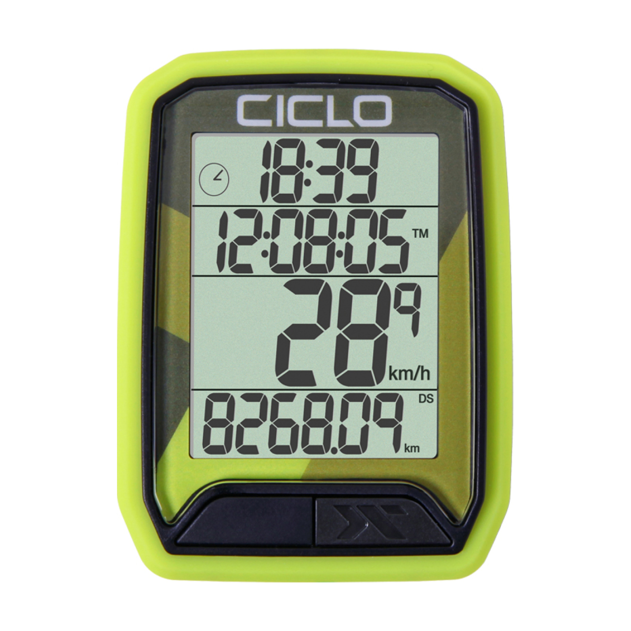 E-shop CICLOSPORT tachometer - PROTOS 213 - zelená