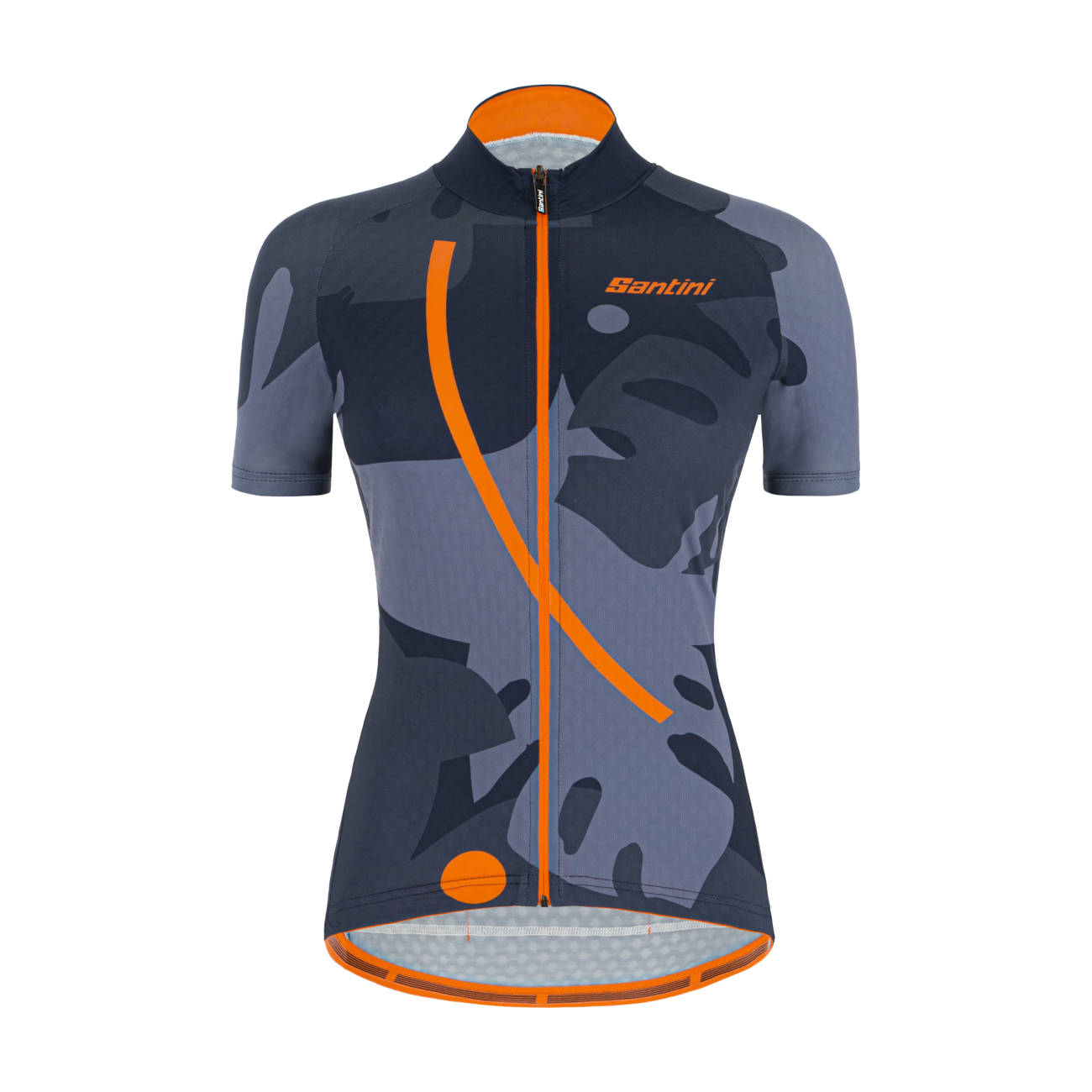 SANTINI Cyklistický dres s krátkym rukávom - GIADA MAUI LADY - viacfarebná/modrá