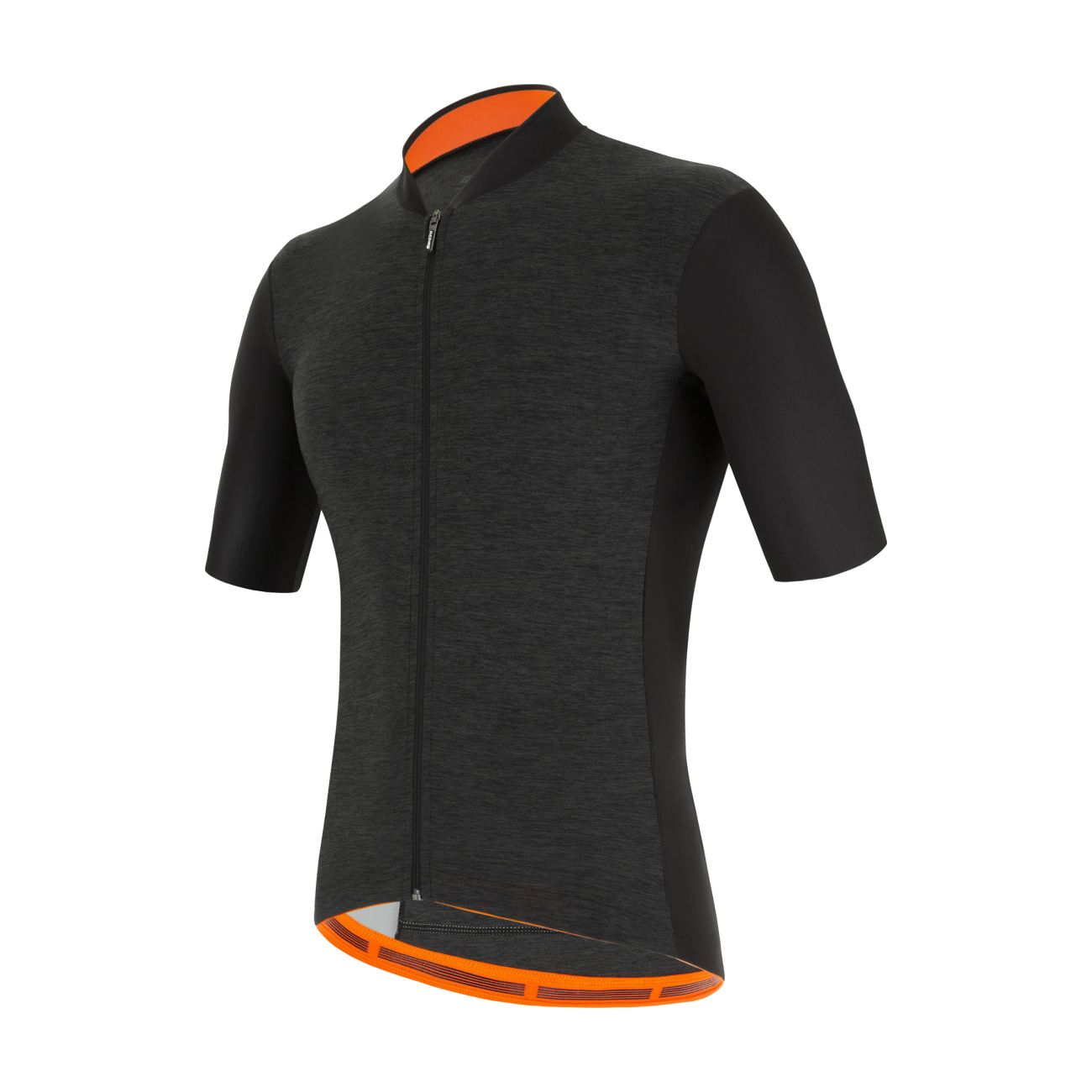 
                SANTINI Cyklistický dres s krátkym rukávom - COLORE PURO - šedá/čierna S
            