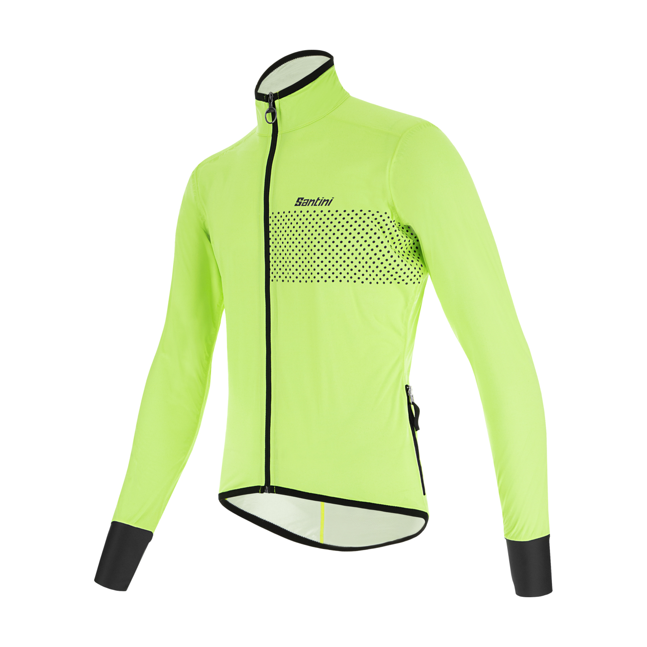 E-shop SANTINI Cyklistická vodeodolná pláštenka - GUARD NIMBUS - svetlo zelená
