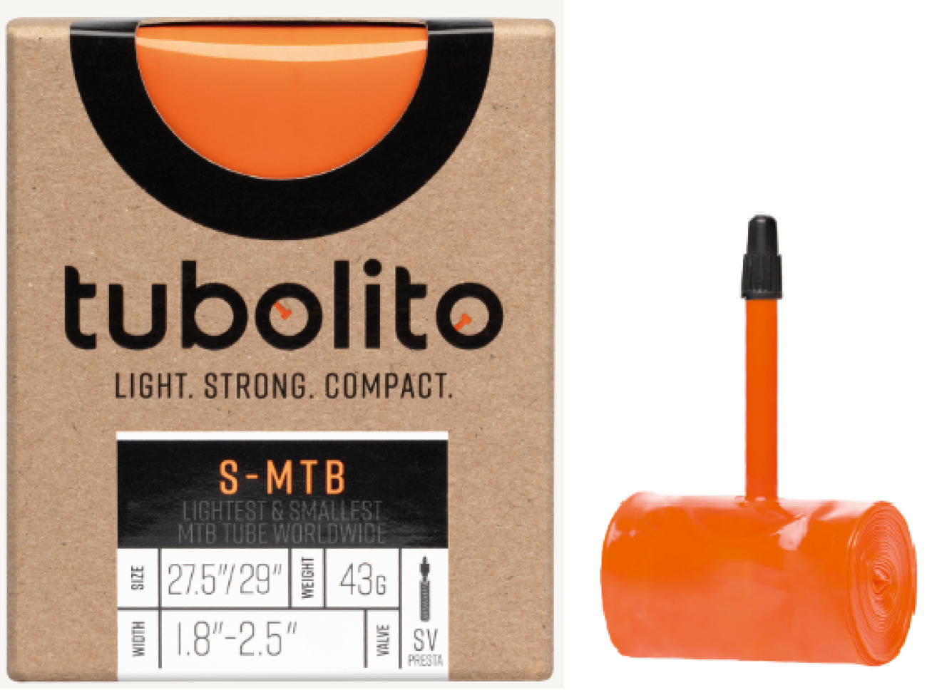 TUBOLITO duša - S-TUBO MTB 27.5/29 x 1.8-2.5 SV42 - oranžová
