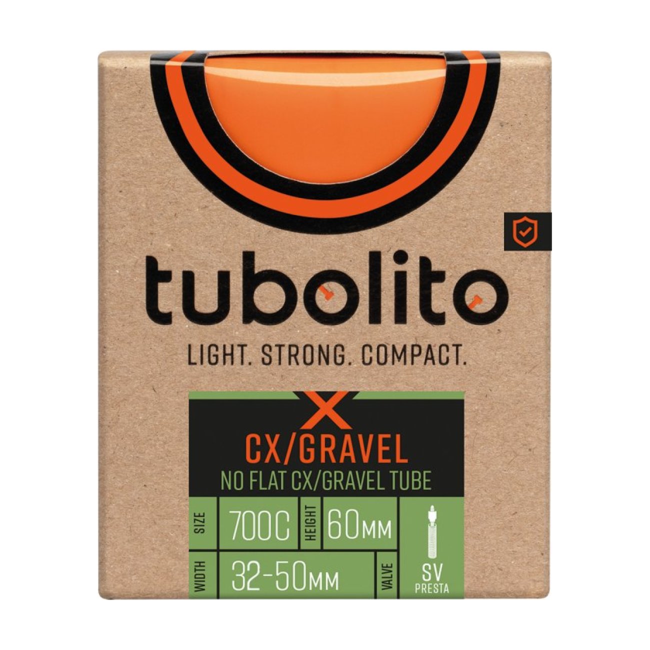 E-shop TUBOLITO duša - X-TUBO CX/GRAVEL 28/700C - SV60 - oranžová