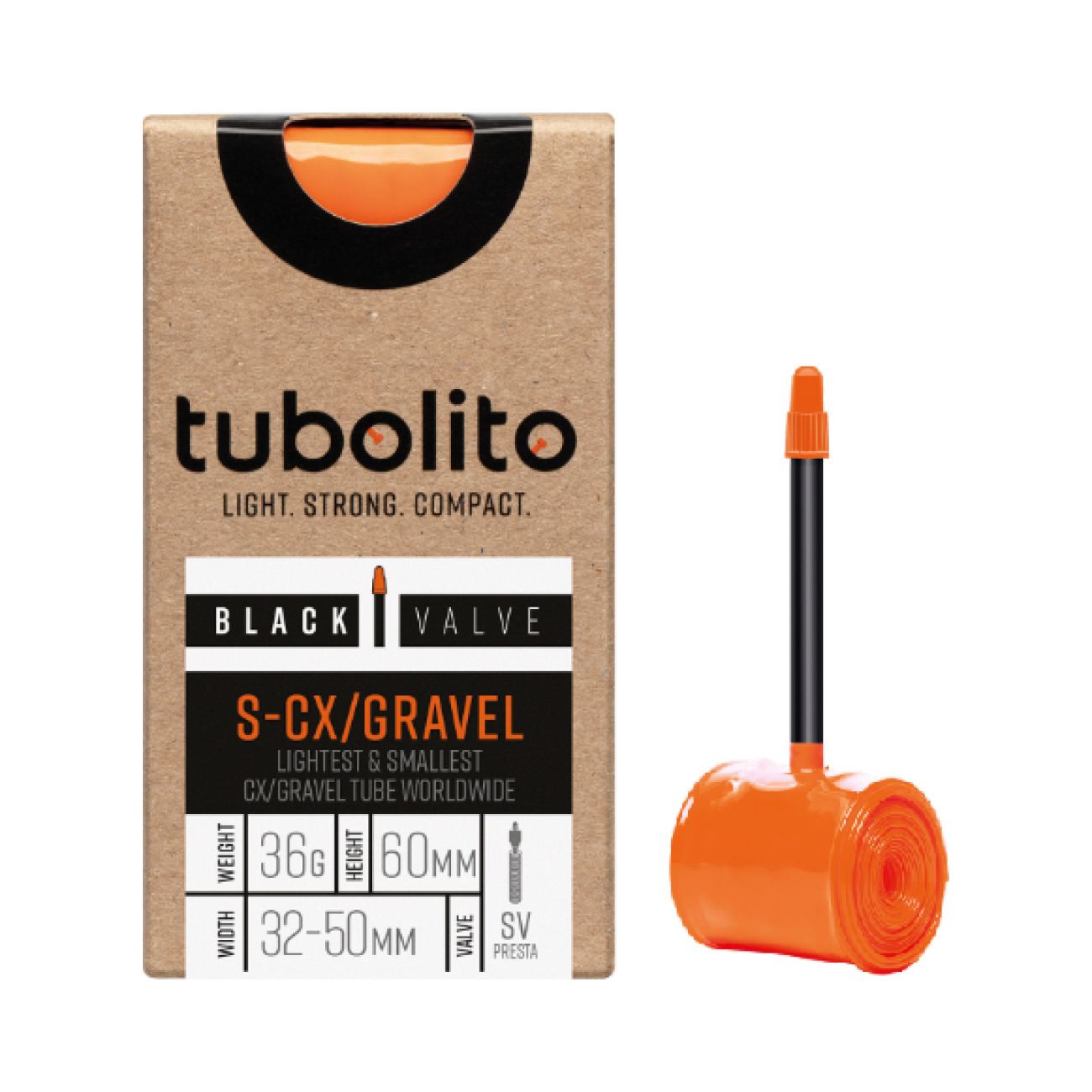E-shop TUBOLITO duša - S-TUBO CX/GRAVEL BLACK - SV42 - oranžová