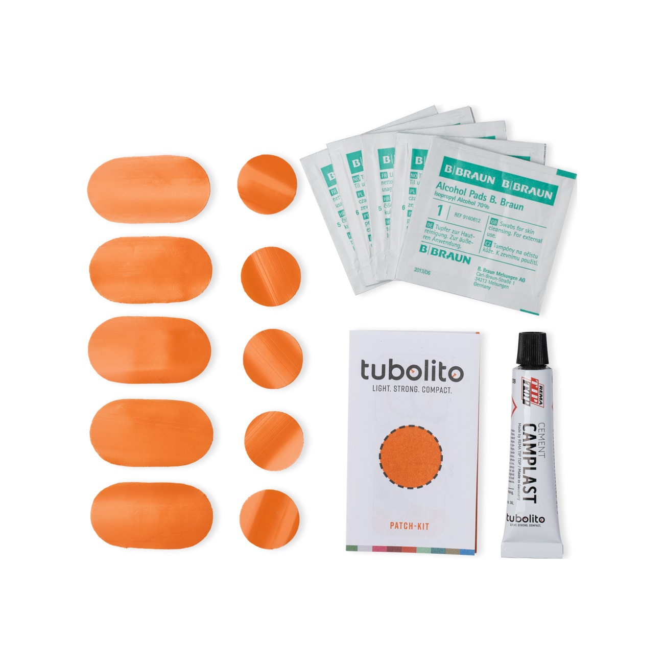 TUBOLITO duša - TUBO PATCH KIT - oranžová