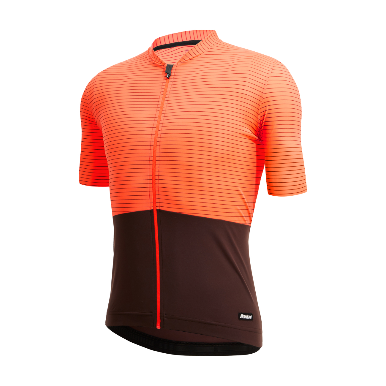 
                SANTINI Cyklistický dres s krátkym rukávom - COLORE RIGA - oranžová
            