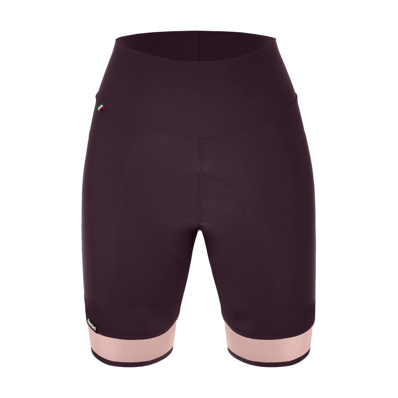 
                SANTINI Cyklistické nohavice krátke bez trakov - GIADA PURE - ružová/čierna XS
            