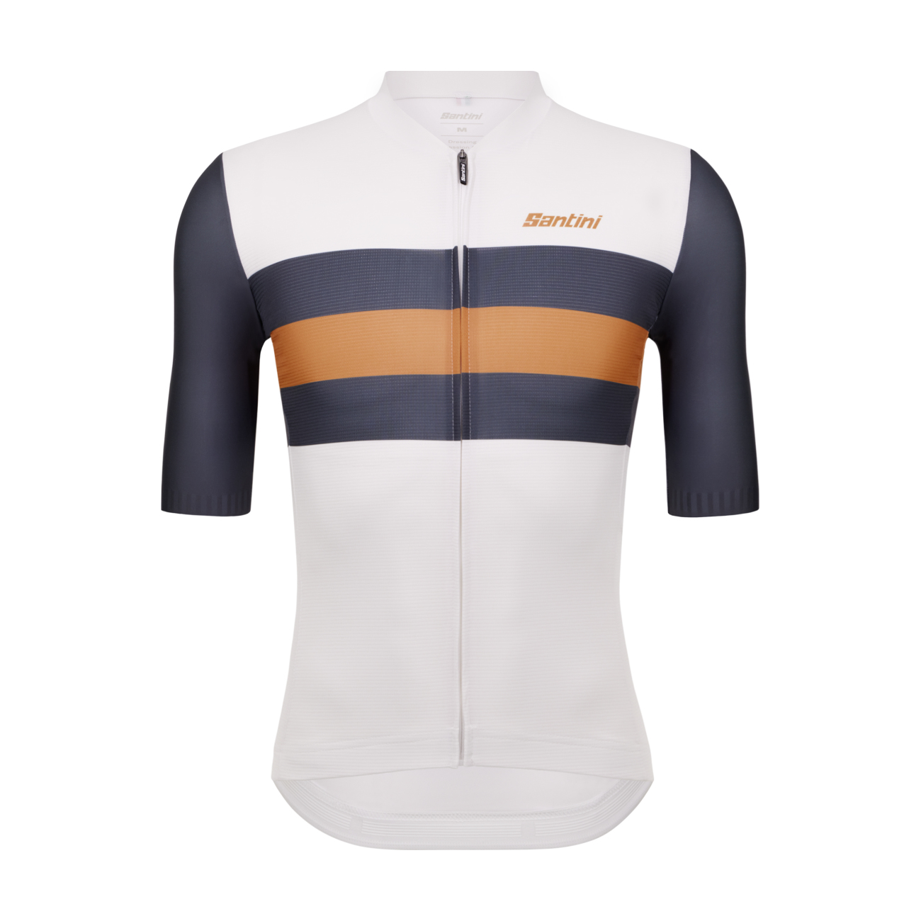
                SANTINI Cyklistický dres s krátkym rukávom - ECO SLEEK NEW BENGAL  - biela/šedá
            