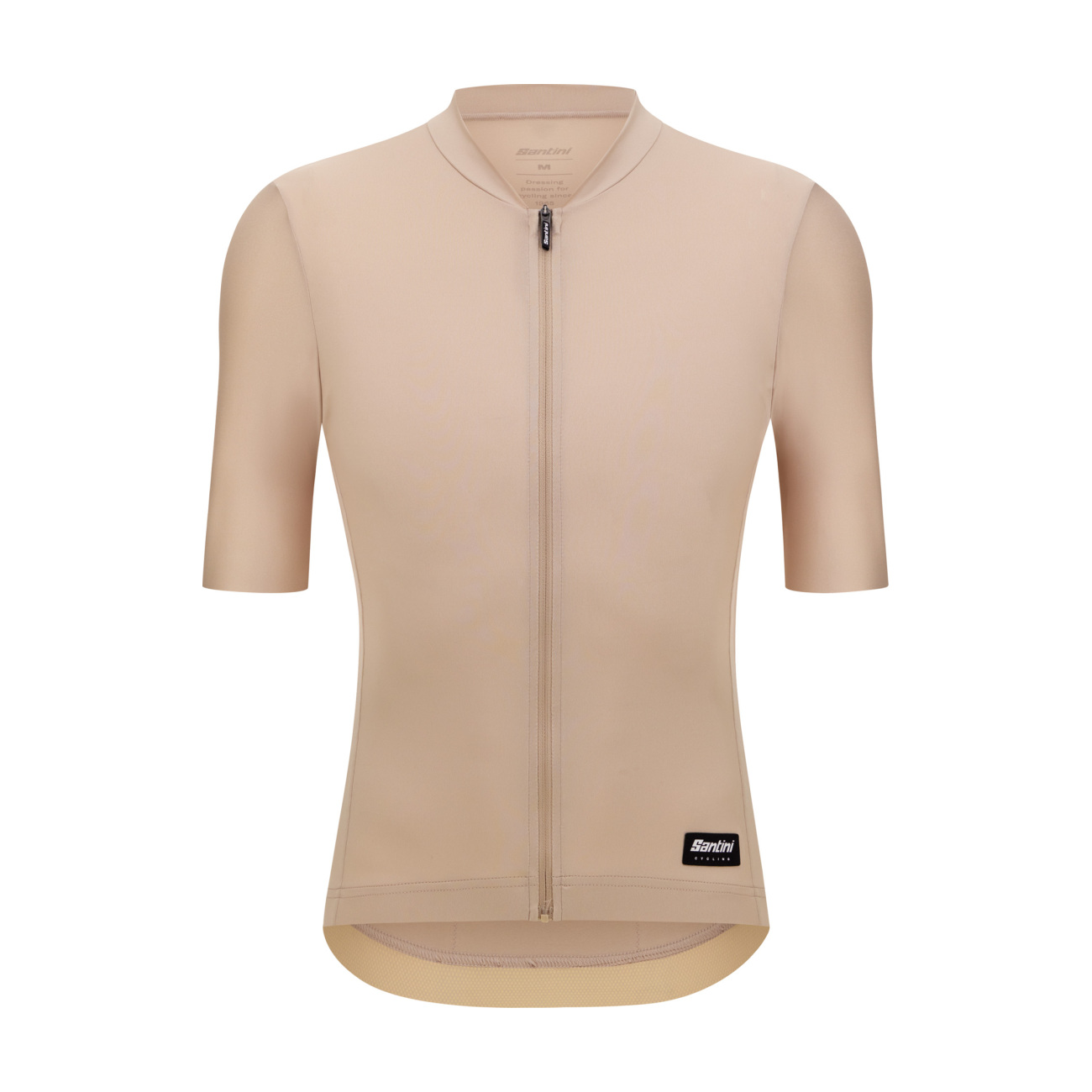 SANTINI Cyklistický dres s krátkym rukávom - RTR - hnedá