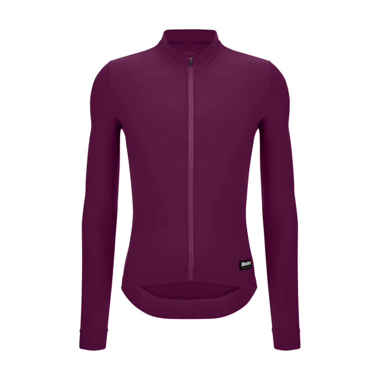 SANTINI Cyklistický dres s dlhým rukávom zimný - RTR - bordová 2XL