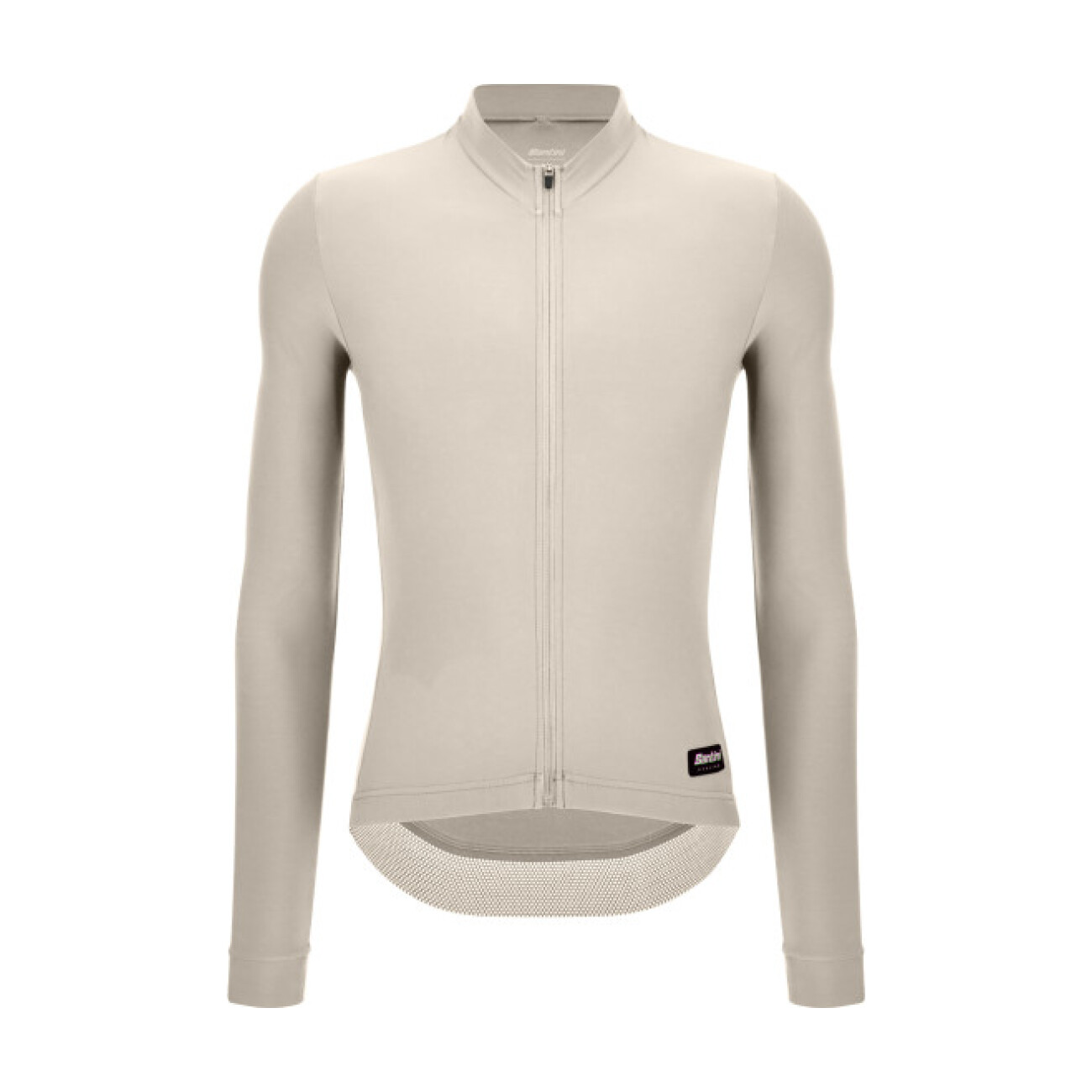 SANTINI Cyklistický dres s dlhým rukávom zimný - RTR - ivory