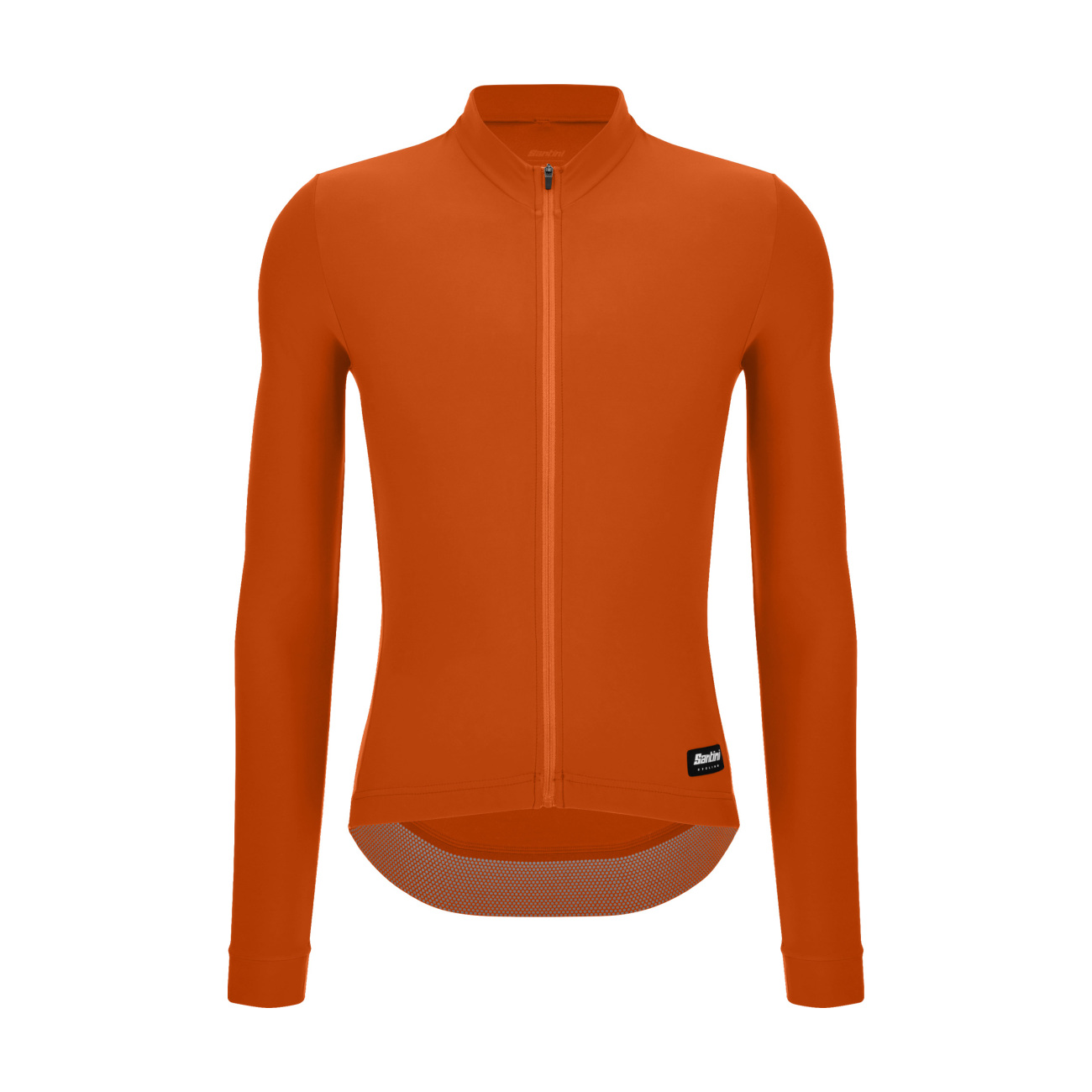 SANTINI Cyklistický dres s dlhým rukávom letný - RTR - oranžová 3XL